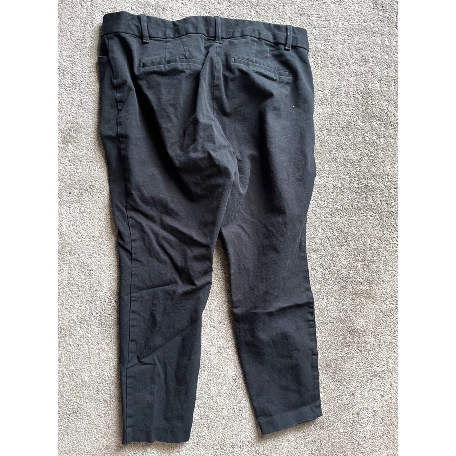 Gap Gap Signature Women's Curvy Skinny Ankle Pants Black Formal Sz 14 Size 30" / US 8 / IT 44 - 4 Thumbnail