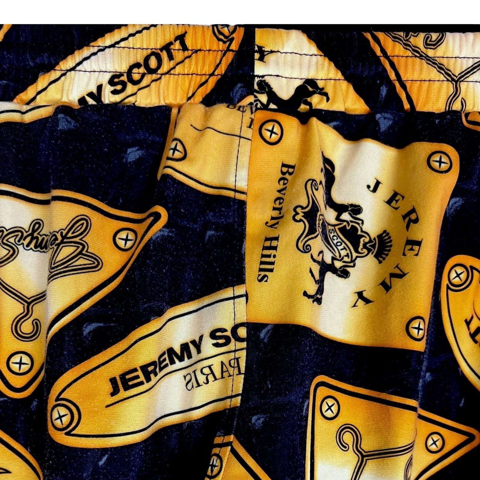 Jeremy Scott Men's Adidas x Jeremy Scott Gold Track Pants L $250 Retail Size US 32 / EU 48 - 9 Thumbnail