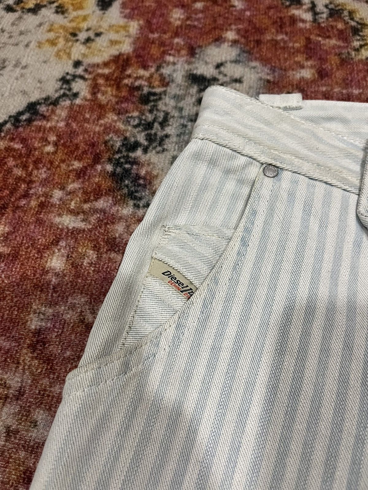 Diesel Slylow striped denim Size US 31 - 4 Thumbnail