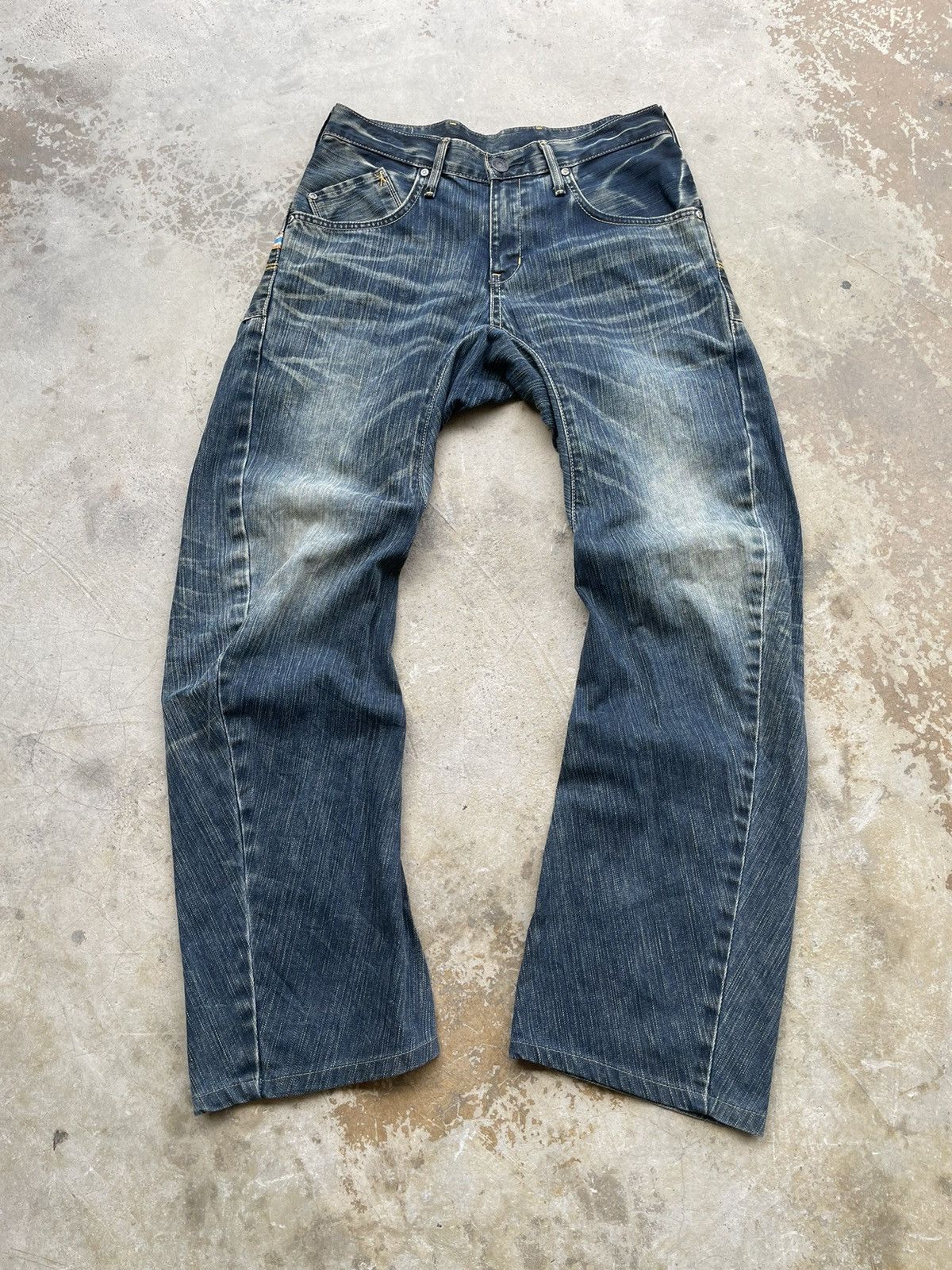 Edwin Vintage Edwin XV Function Buckle Back Jeans Size US 32 / EU 48 - 3 Thumbnail