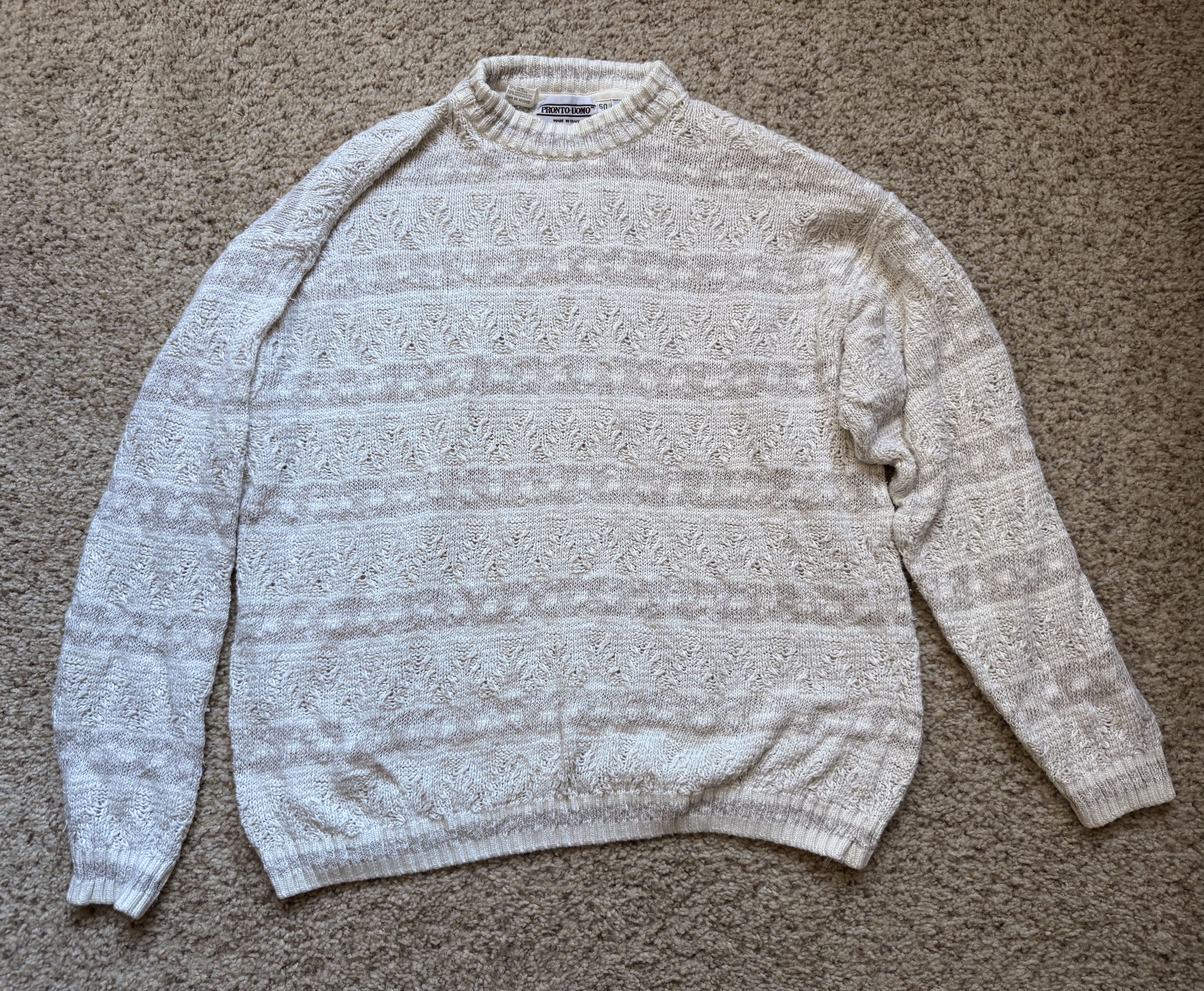 Other Designer Knit Sweater - made in Italy - great condition Size US M / EU 48-50 / 2 - 1 Thumbnail