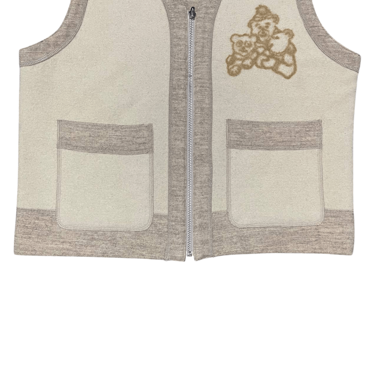 Jean Charles De Castelbajac Vintage Jean Charles De Castelbajac Bear Wool Vest Size US L / EU 52-54 / 3 - 3 Thumbnail