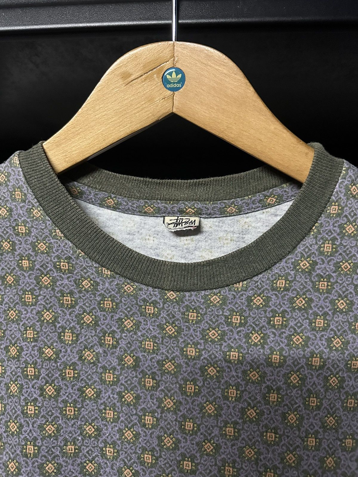 Stussy Rare Vintage 80s Stussy Polka Dot Pocket Tee Size US L / EU 52-54 / 3 - 3 Thumbnail