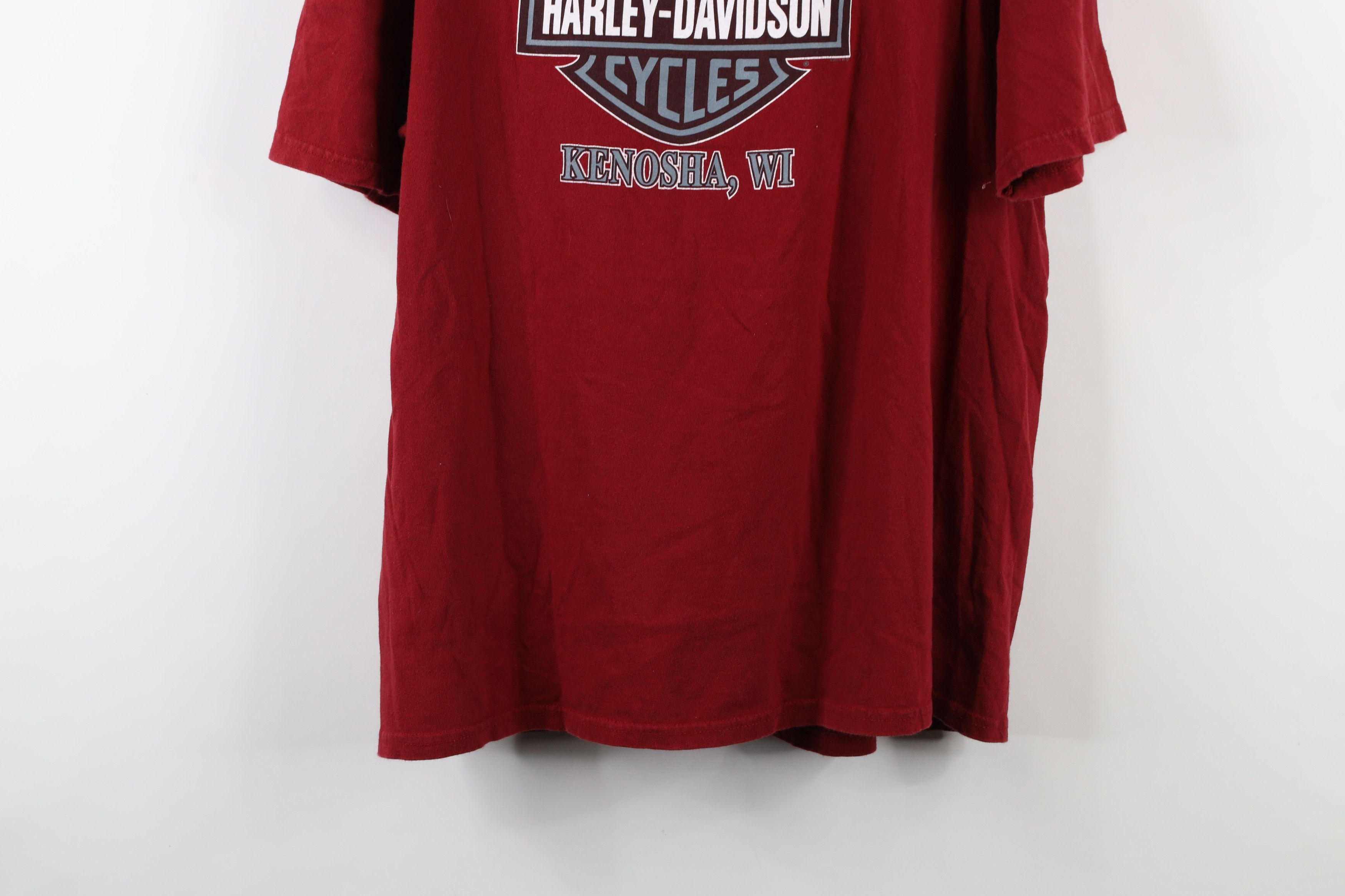 Harley Davidson × Vintage Vintage Y2K Harley Davidson Tribal Skull Flames T-Shirt Size US L / EU 52-54 / 3 - 12 Thumbnail