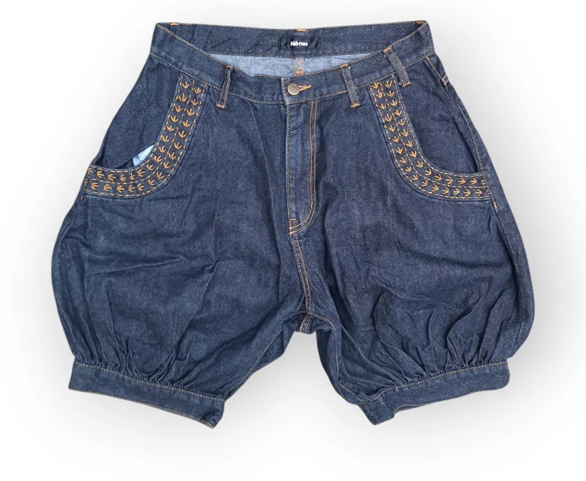 Ne-Net 2000s Nenet Issey Miyake Jeans Balloon Short y2k Lgb Size US 29 - 1 Thumbnail