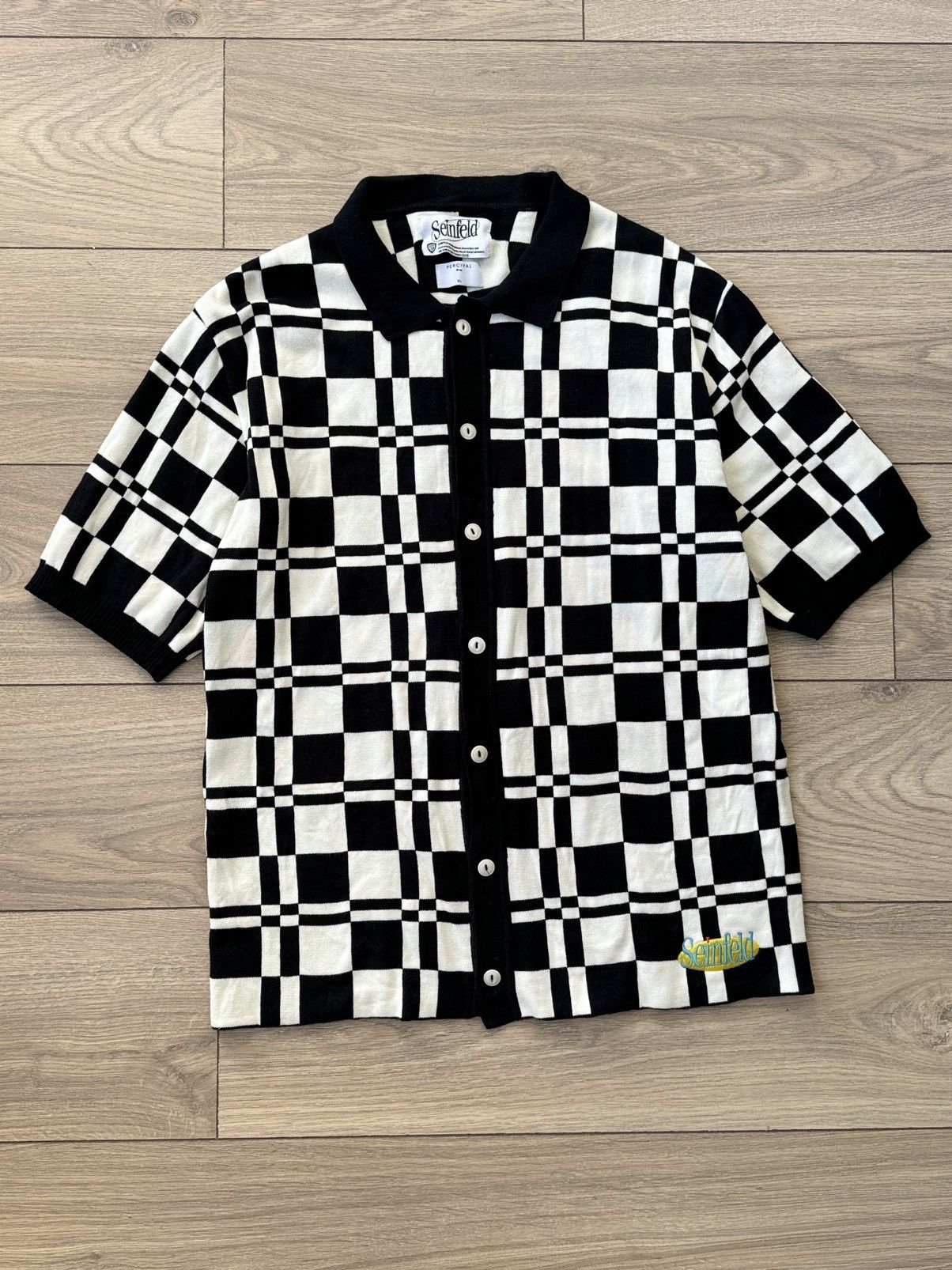 Percival Percival Seinfeld Knit Polo Size XL Size US XL / EU 56 / 4 - 1 Thumbnail