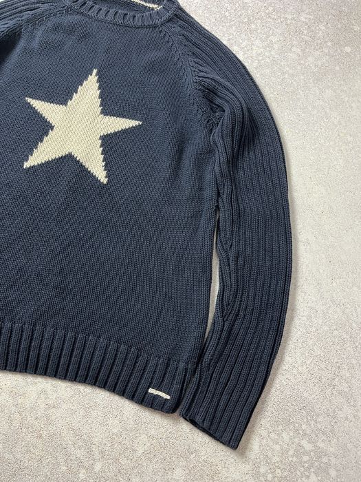 Diesel Vintage Y2K 00s Diesel Big Star Punk Sweater Striped Knit