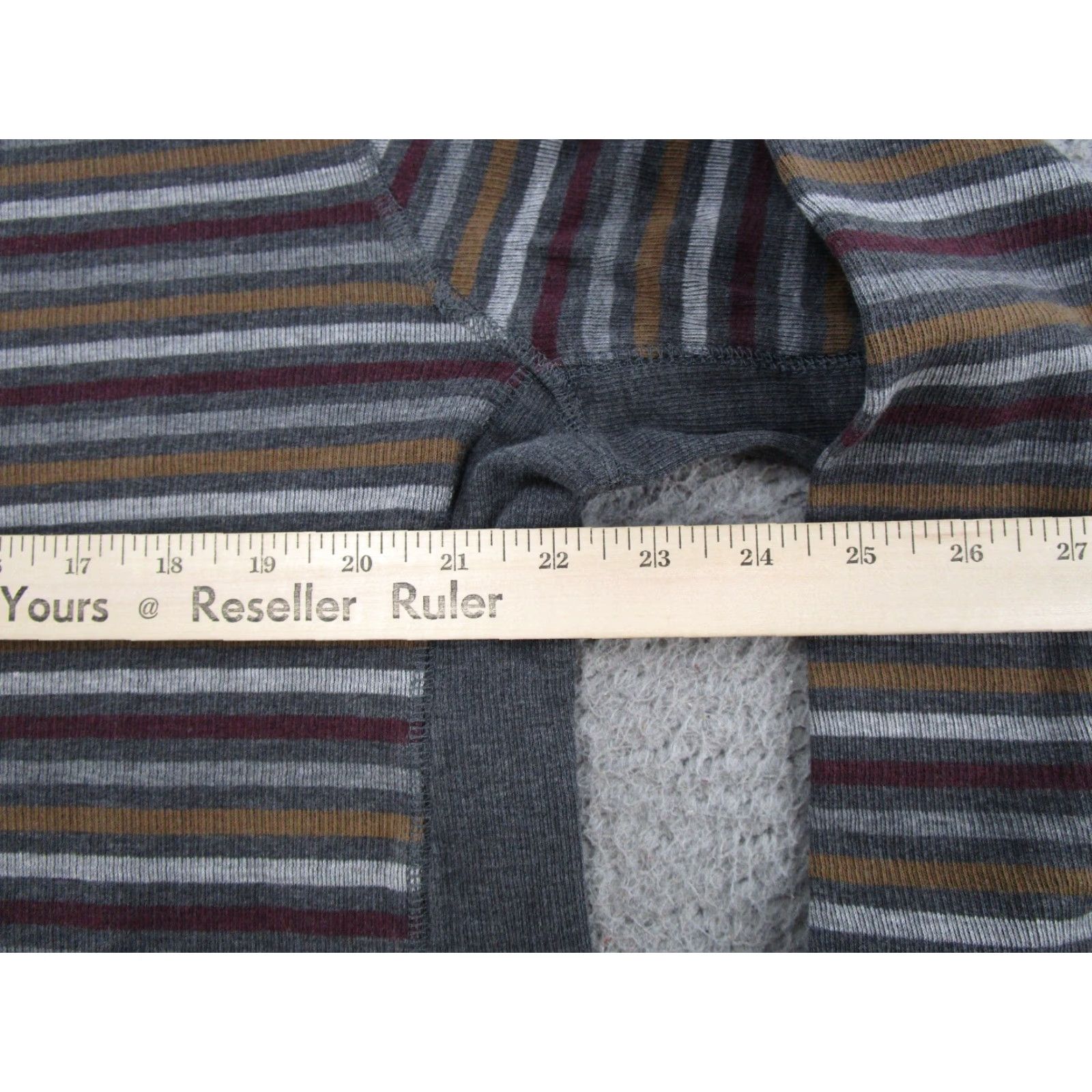 Prana prAna Sweater Mens M Multicolor Striped Organic Cotton Crew Neck Pullover Size US M / EU 48-50 / 2 - 5 Thumbnail