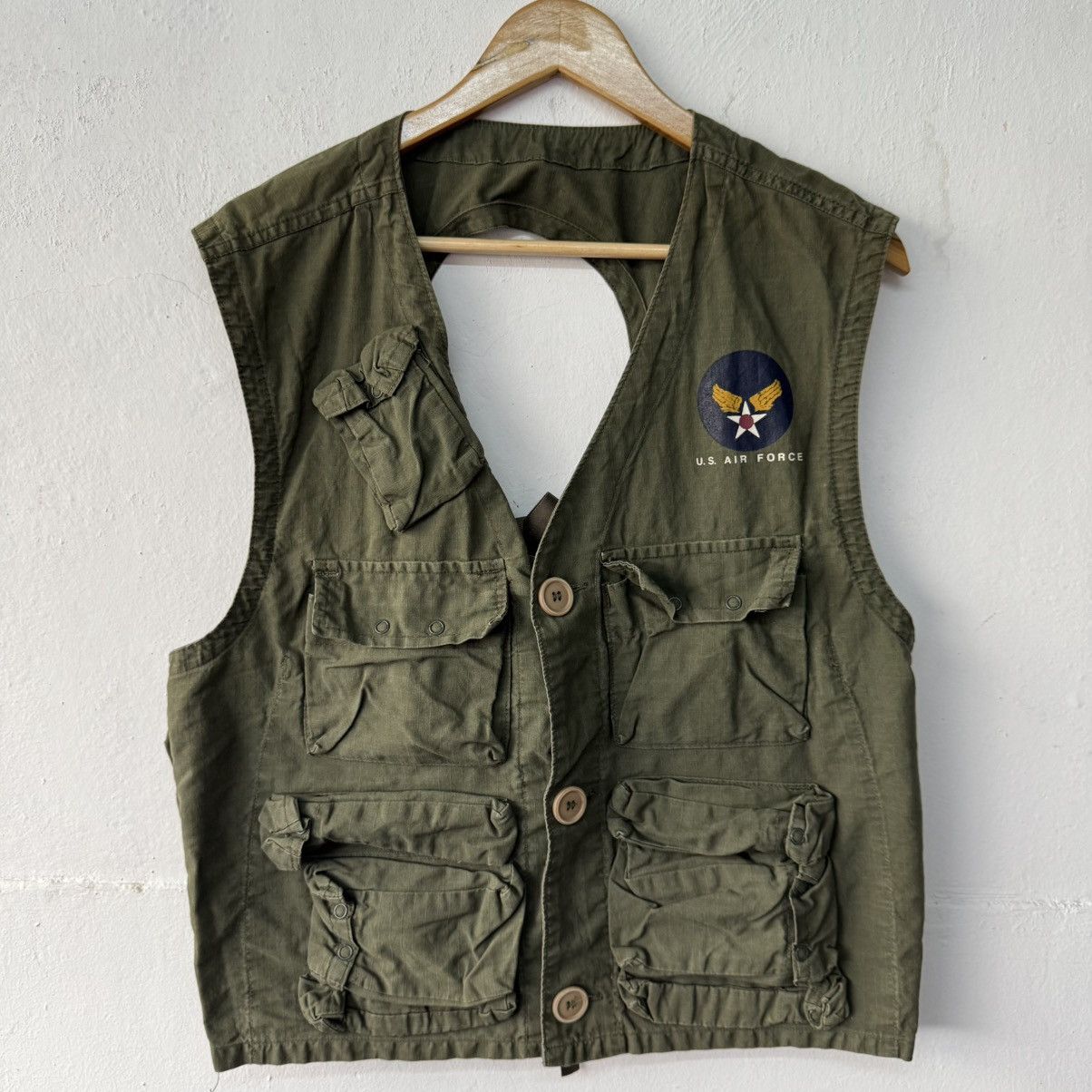 Vintage Vintage US Army Air Forces WWII Camco Multi-Pocket Vest Size US L / EU 52-54 / 3 - 1 Thumbnail