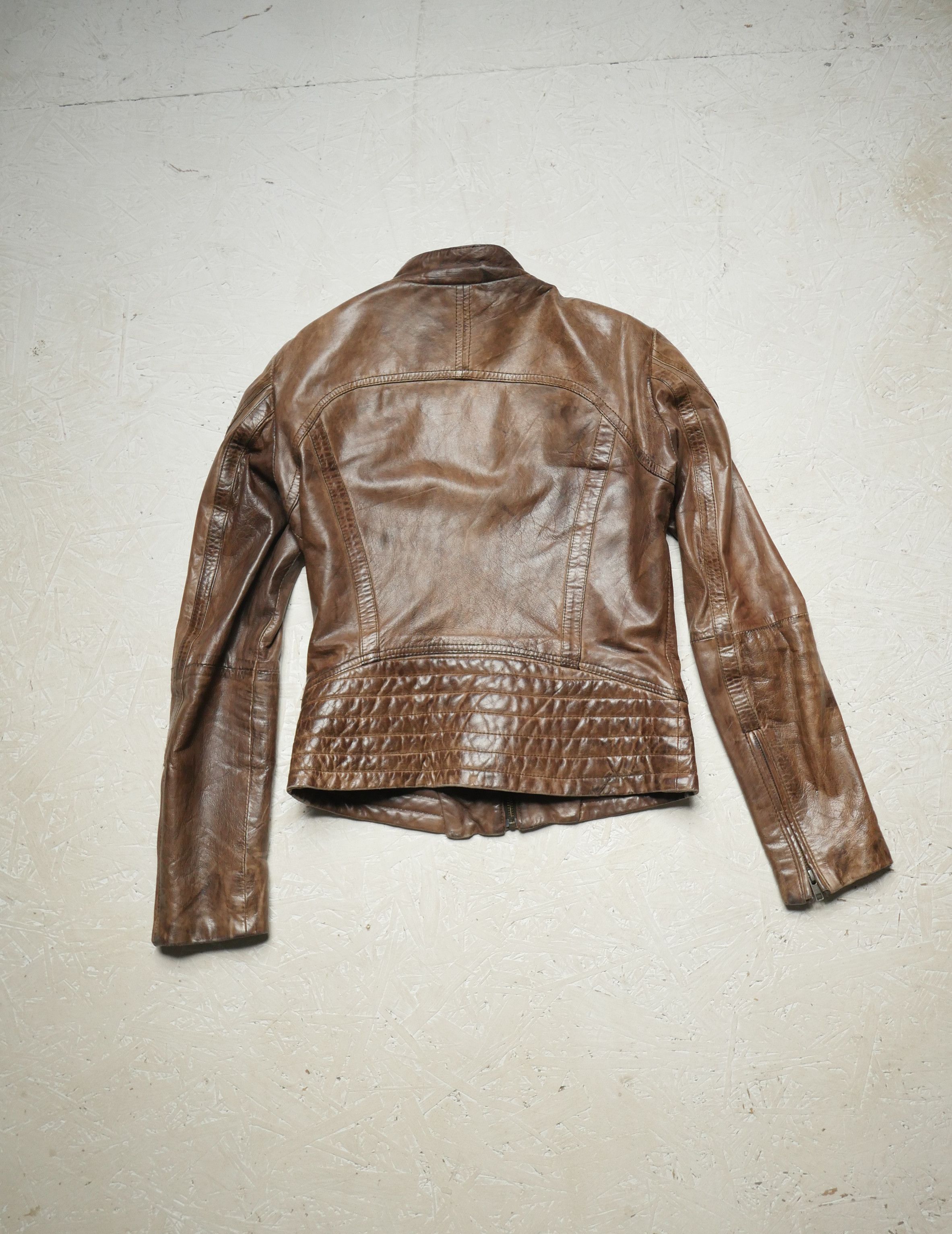 GOOSECRAFT goosecraft biker 303 ramones leather jacket women's S Size S / US 4 / IT 40 - 10 Thumbnail