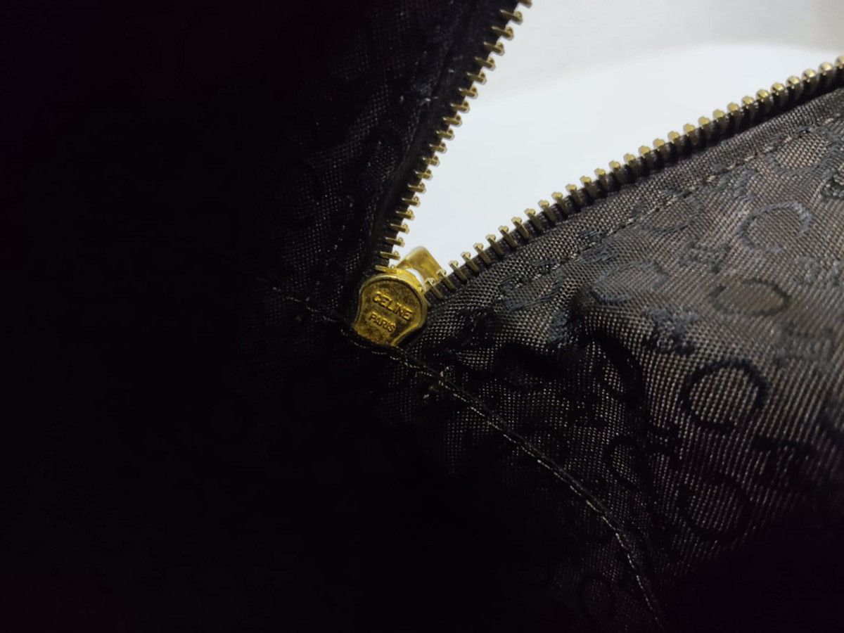 Celine × Vintage VINTAGE CELINE Bowling Bag In Printed Goatskin Brown Size ONE SIZE - 13 Thumbnail