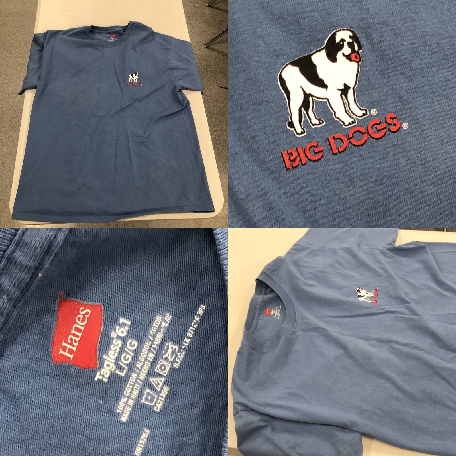 Big Dogs VINTAGE Men's Big Dogs Graphic T-Shirt Life is like a Jar of Jalapenos.. Blue L Mens Size US L / EU 52-54 / 3 - 8 Thumbnail