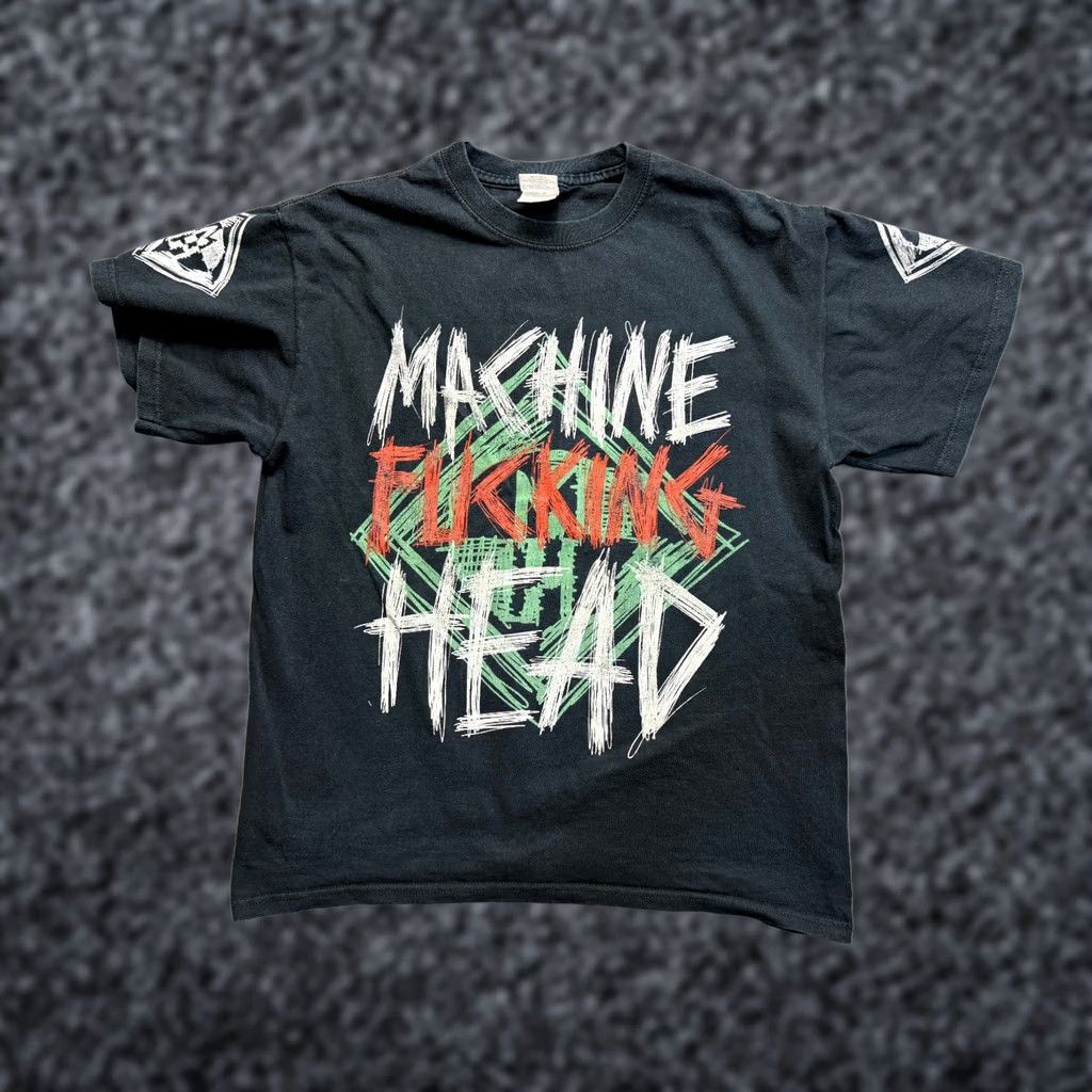 Gildan Vintage Gildan Black T-Shirt Mens M Head bang Machine Head Classic Shirt Mens Black M Size US M / EU 48-50 / 2 - 1 Thumbnail
