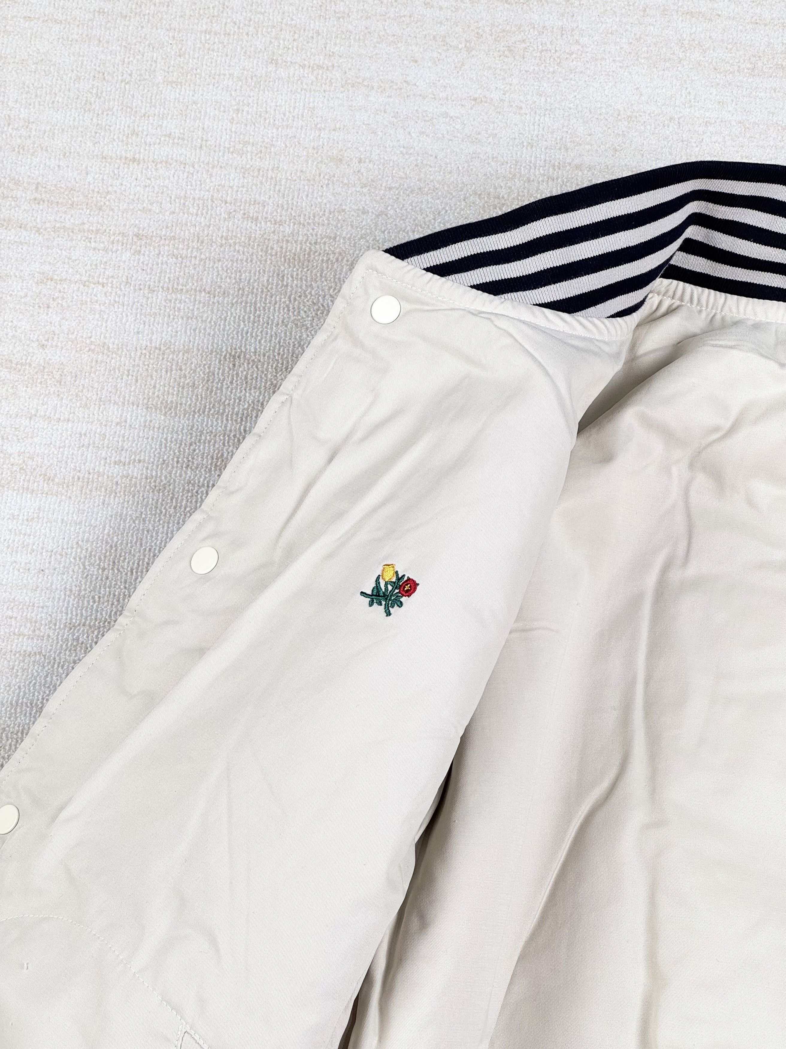 Aime Leon Dore UNWORN* ALD Reversible Satin Varsity Jacket navy/cream Size US S / EU 44-46 / 1 - 8 Thumbnail