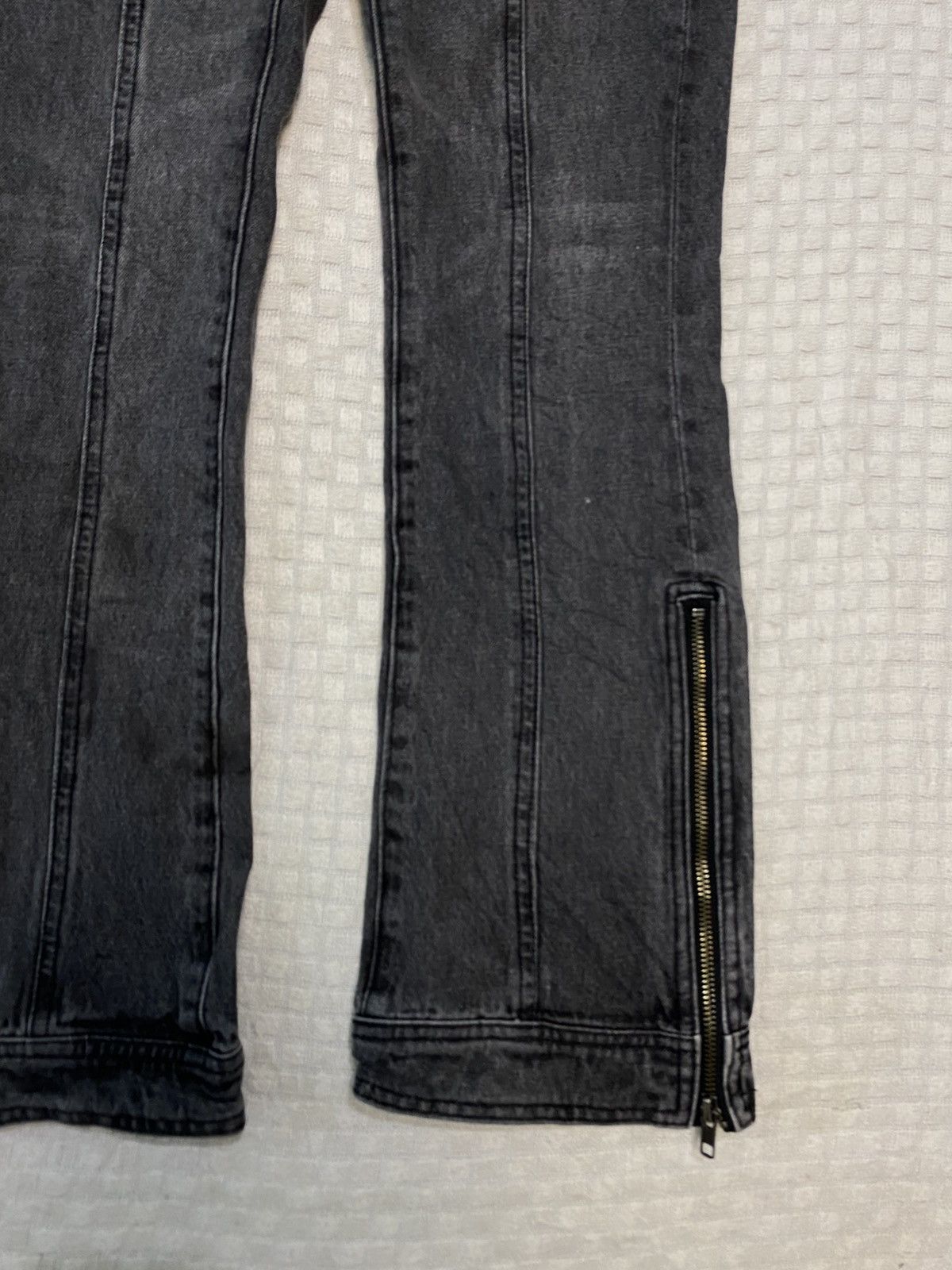 If Six Was Nine Xgirl Sich Color Ripped Distress jean denim zipped wide leg Size US 26 / EU 42 - 5 Thumbnail