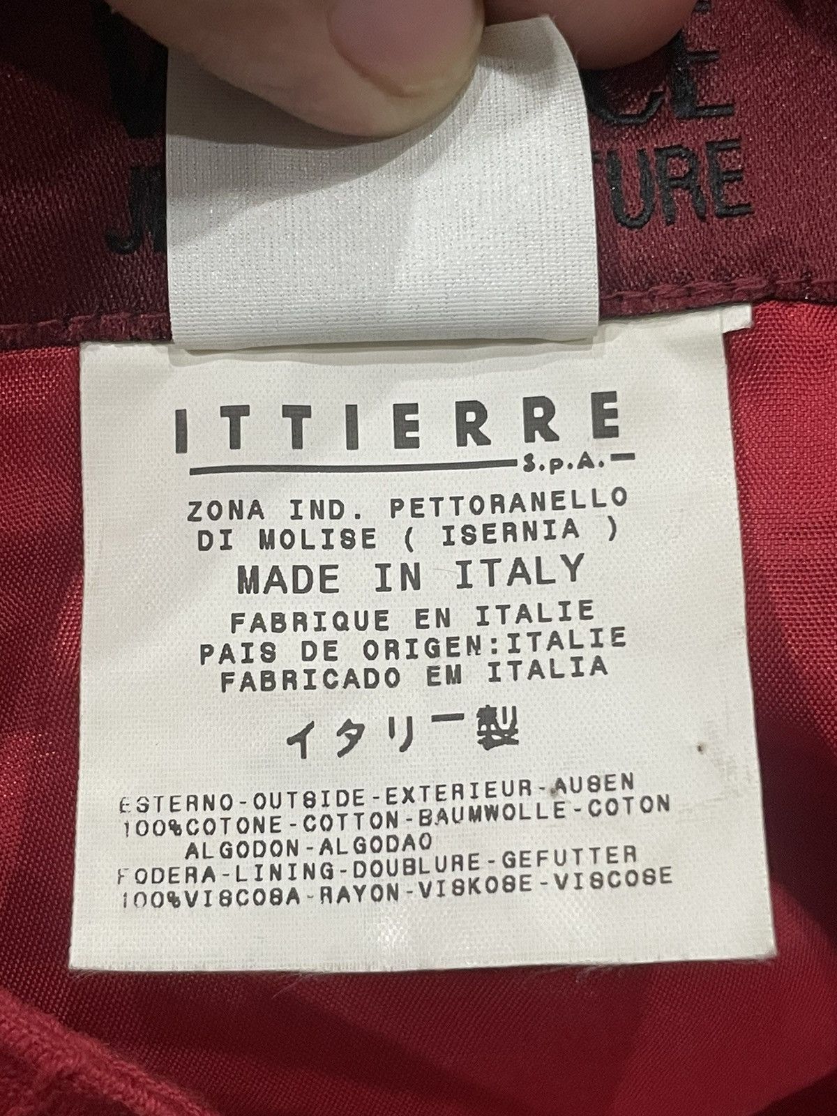 Versace Versace Red Mini Skirt Size 23" - 4 Thumbnail