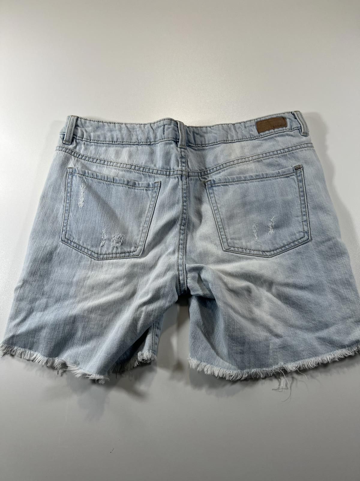 Unknown London Light Blue Distressed Denim Shorts Size ONE SIZE - 10 Thumbnail