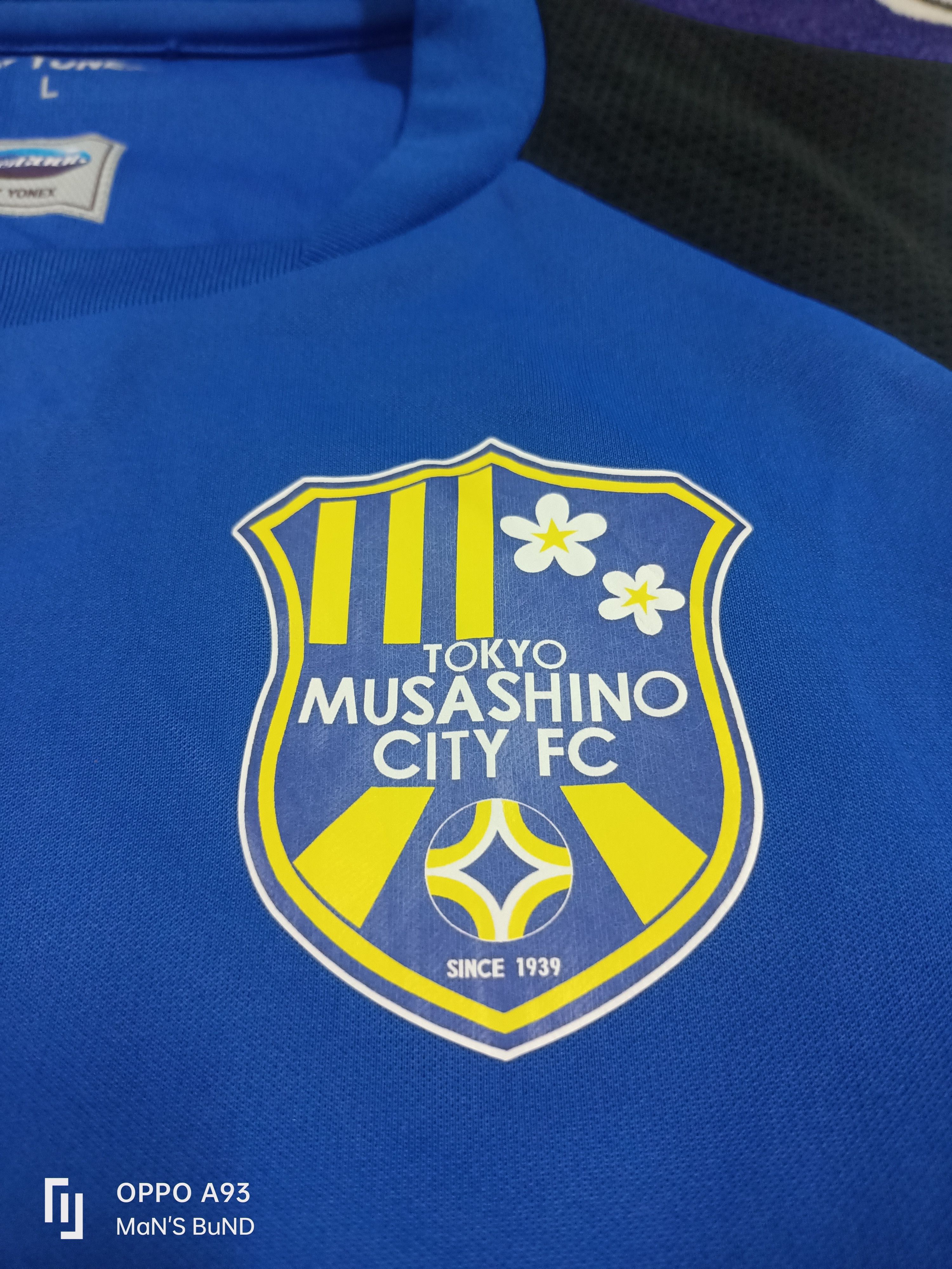 Japanese Brand × Vintage Jersey YONEX Tokyo MUSASHINO CITY FC Size US L / EU 52-54 / 3 - 3 Thumbnail