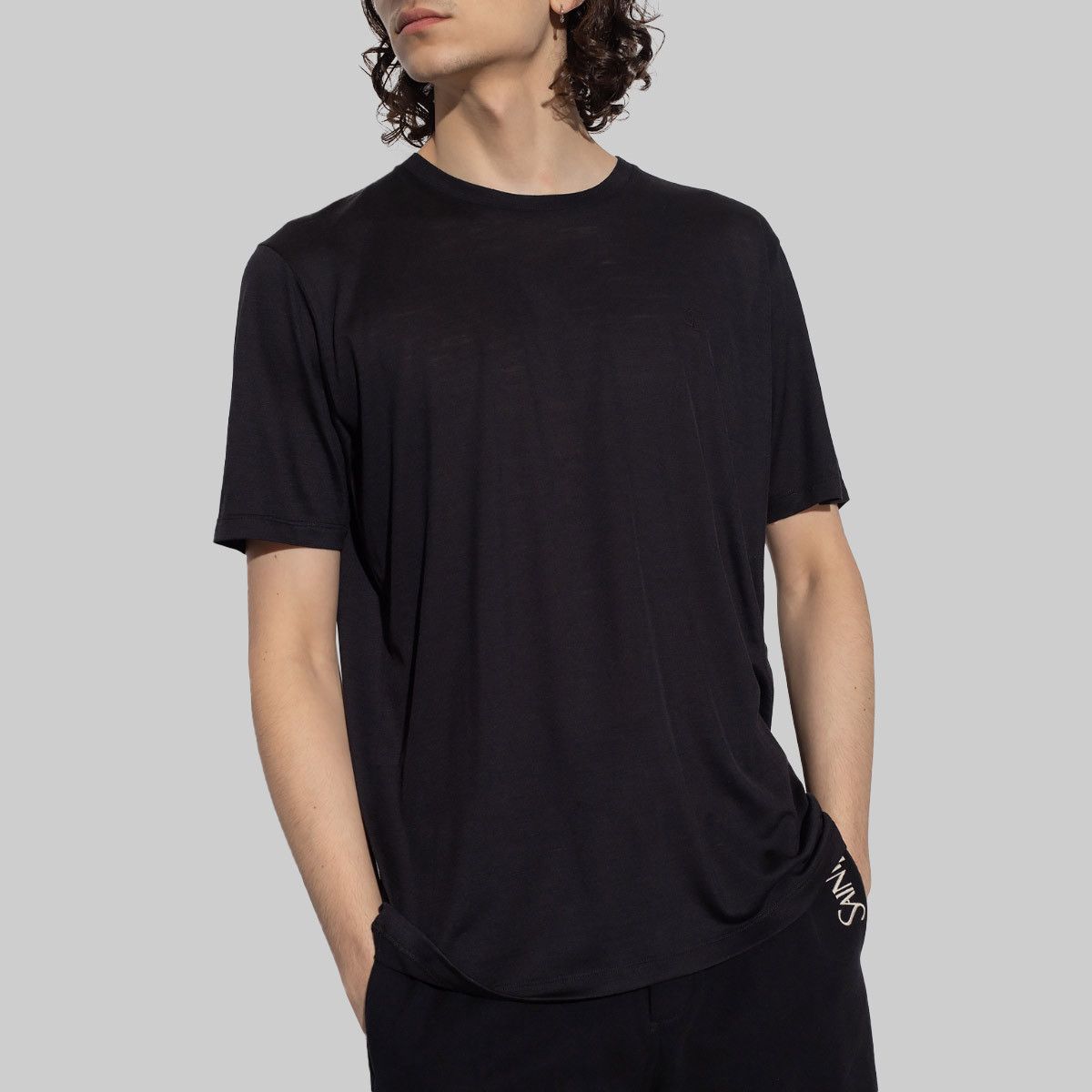 Saint Laurent Paris o1bcso1str0625 Cassandre T-Shirt in Black Size US M / EU 48-50 / 2 - 3 Thumbnail