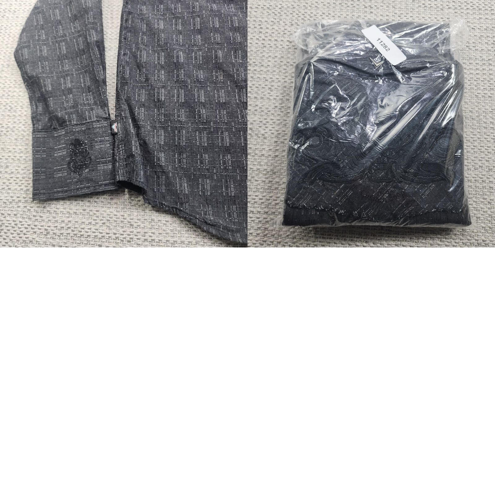 Fender Fender Custom Shop Shirt Mens XL Gray Western Snap Dragon Embroidered Shirt Size US XL / EU 56 / 4 - 11 Thumbnail