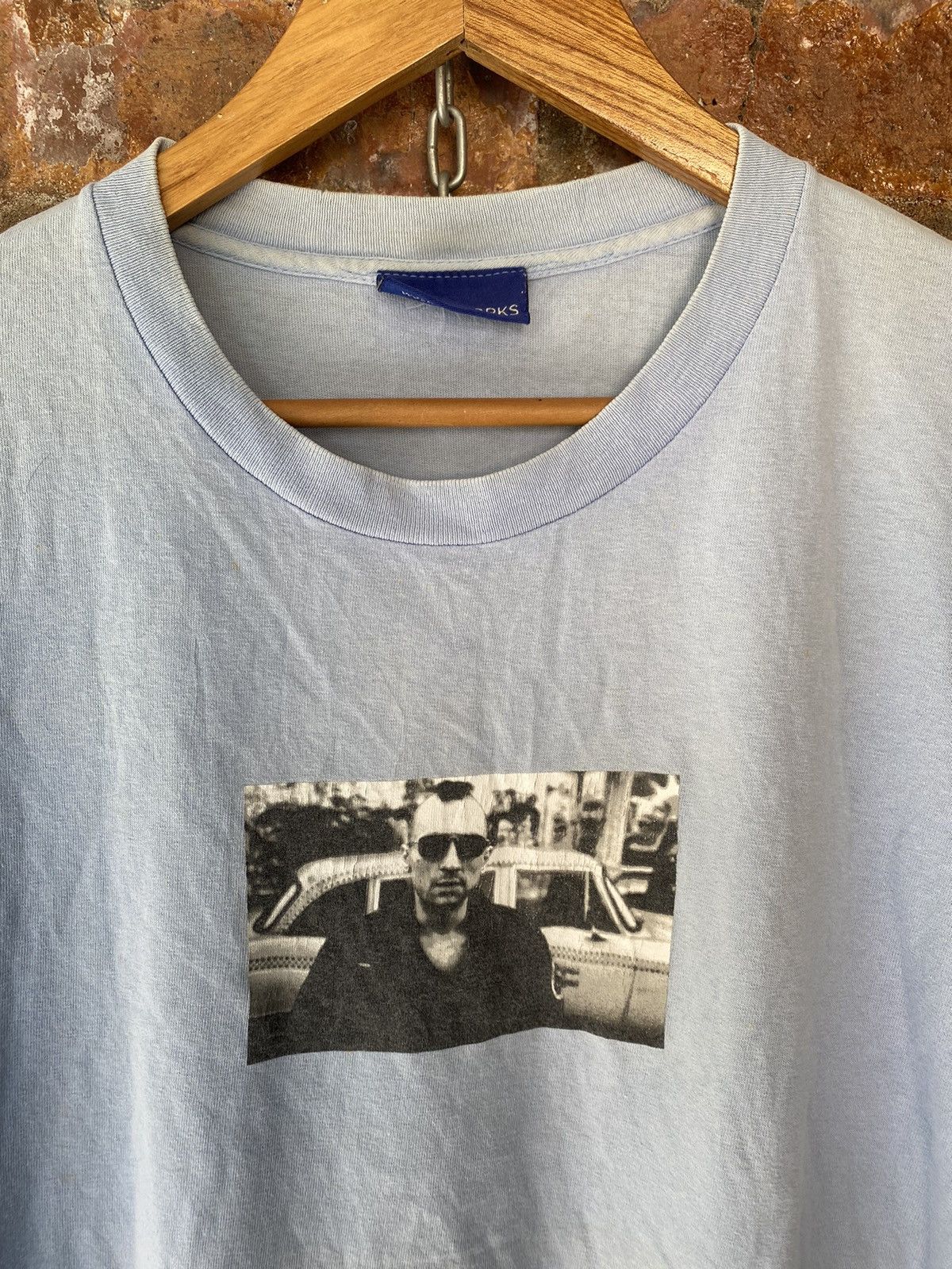 Vintage 1990s OG 🔥Taxi Driver Poem by Tsunami Work Japan Size US L / EU 52-54 / 3 - 3 Thumbnail