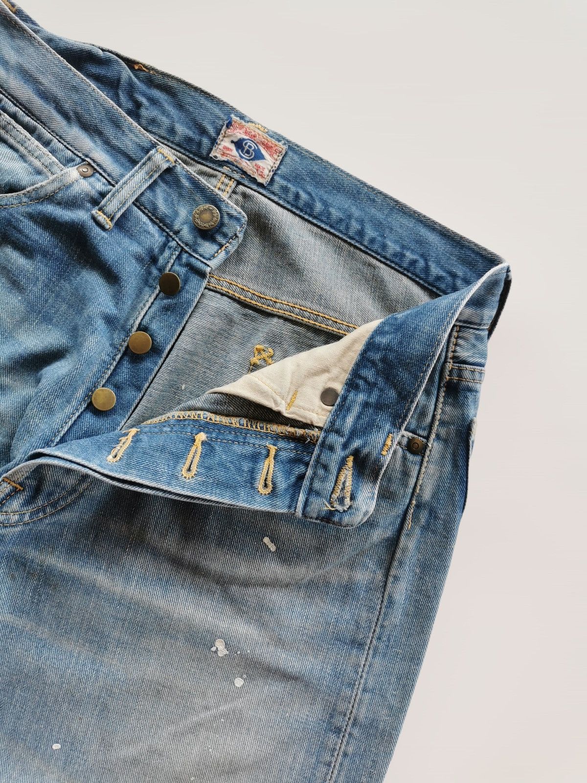Pherrow's Pherrows Story Blue Selvedge Distressed Style Undercover Size US 28 / EU 44 - 12 Thumbnail