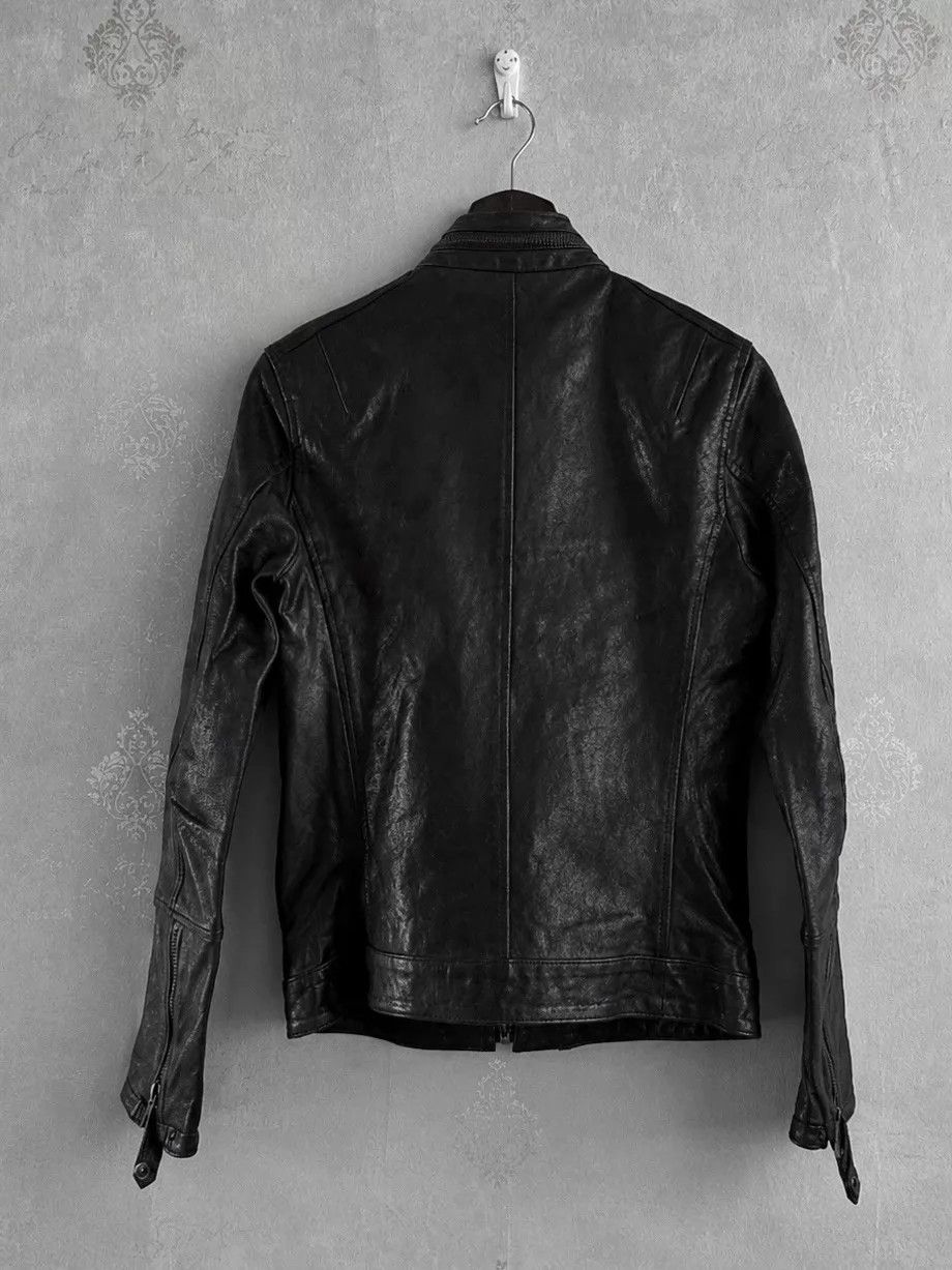 Allsaints All Saints 00s Multi-Zip Goatskin Slim Fit Leather Jacket S Size S / US 4 / IT 40 - 4 Thumbnail