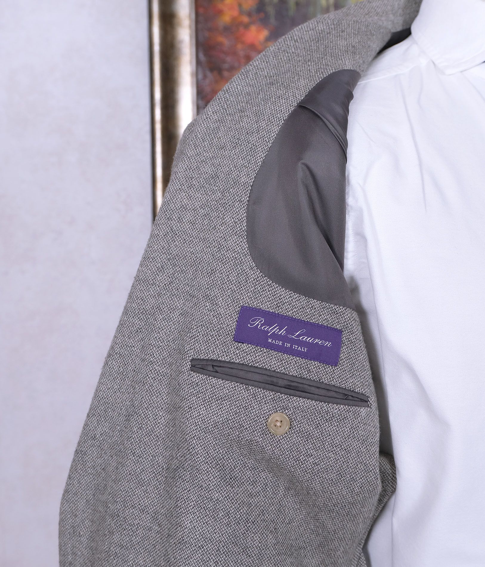 Ralph Lauren Purple Label Ralph Lauren Purple Label, grey-beige jacket, 44UK, rare Size 44R - 5 Thumbnail