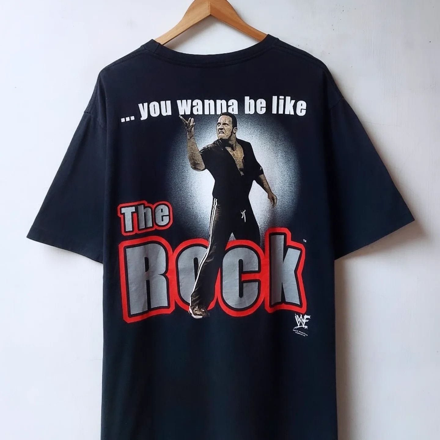 Vintage × WCW/nWo × WWF Vintage WWF The Rock 'Big Shot' Tshirt Size US L / EU 52-54 / 3 - 4 Thumbnail