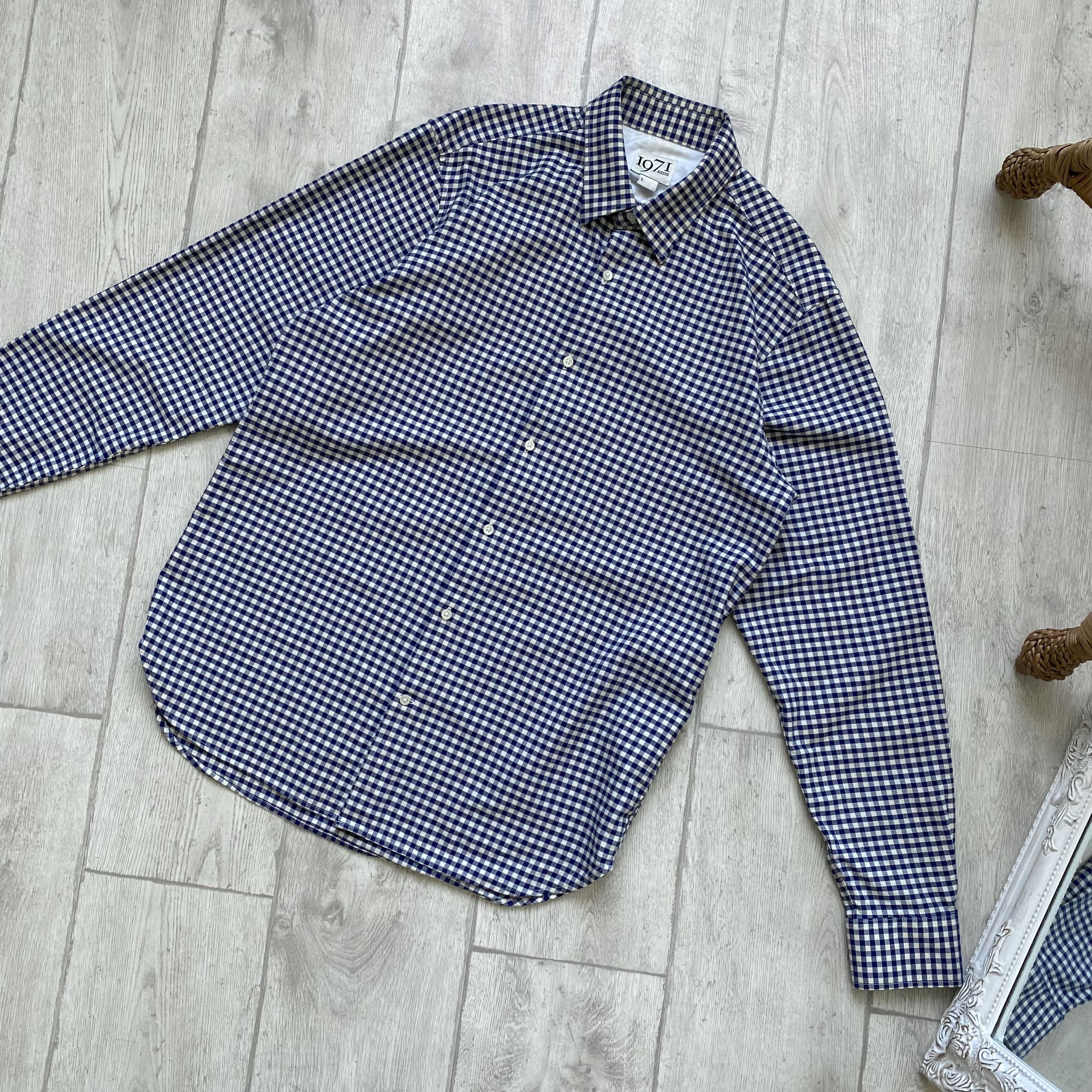 Reiss 👔 Luxury Reiss Shirt Button Up cotton Size US L / EU 52-54 / 3 - 7 Thumbnail
