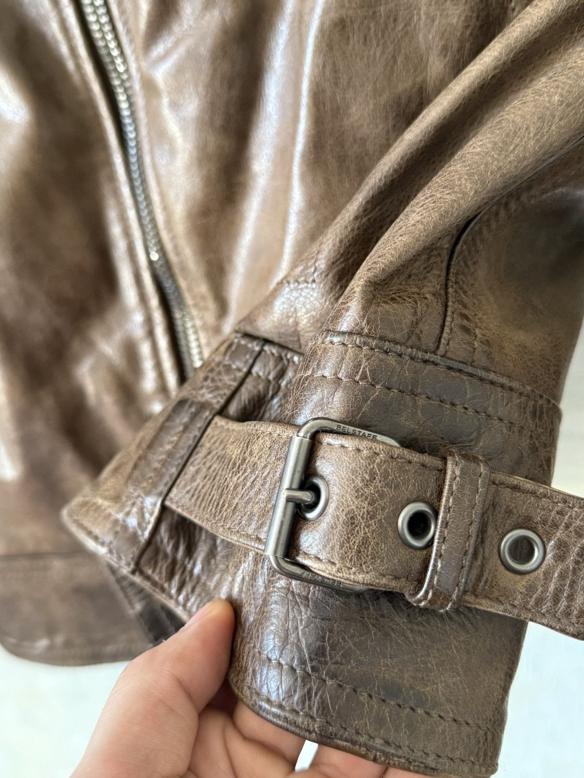 Belstaff Belstaff Moto Leather Brown Jacket Size US L / EU 52-54 / 3 - 7 Thumbnail