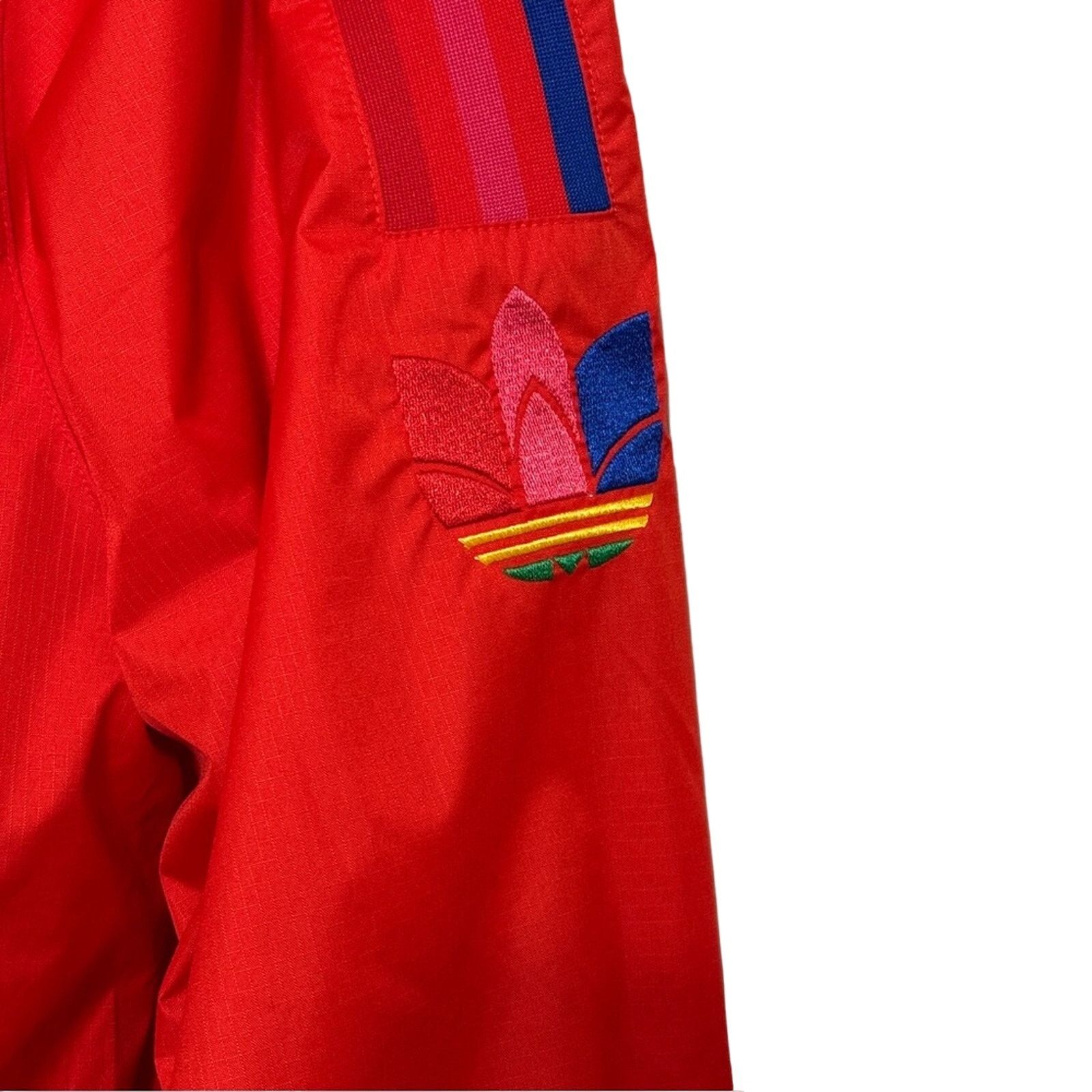 Adidas Adidas 3D Trefoil 3-Stripes Track Jacket Red Rare Size L Size US L / EU 52-54 / 3 - 7 Thumbnail