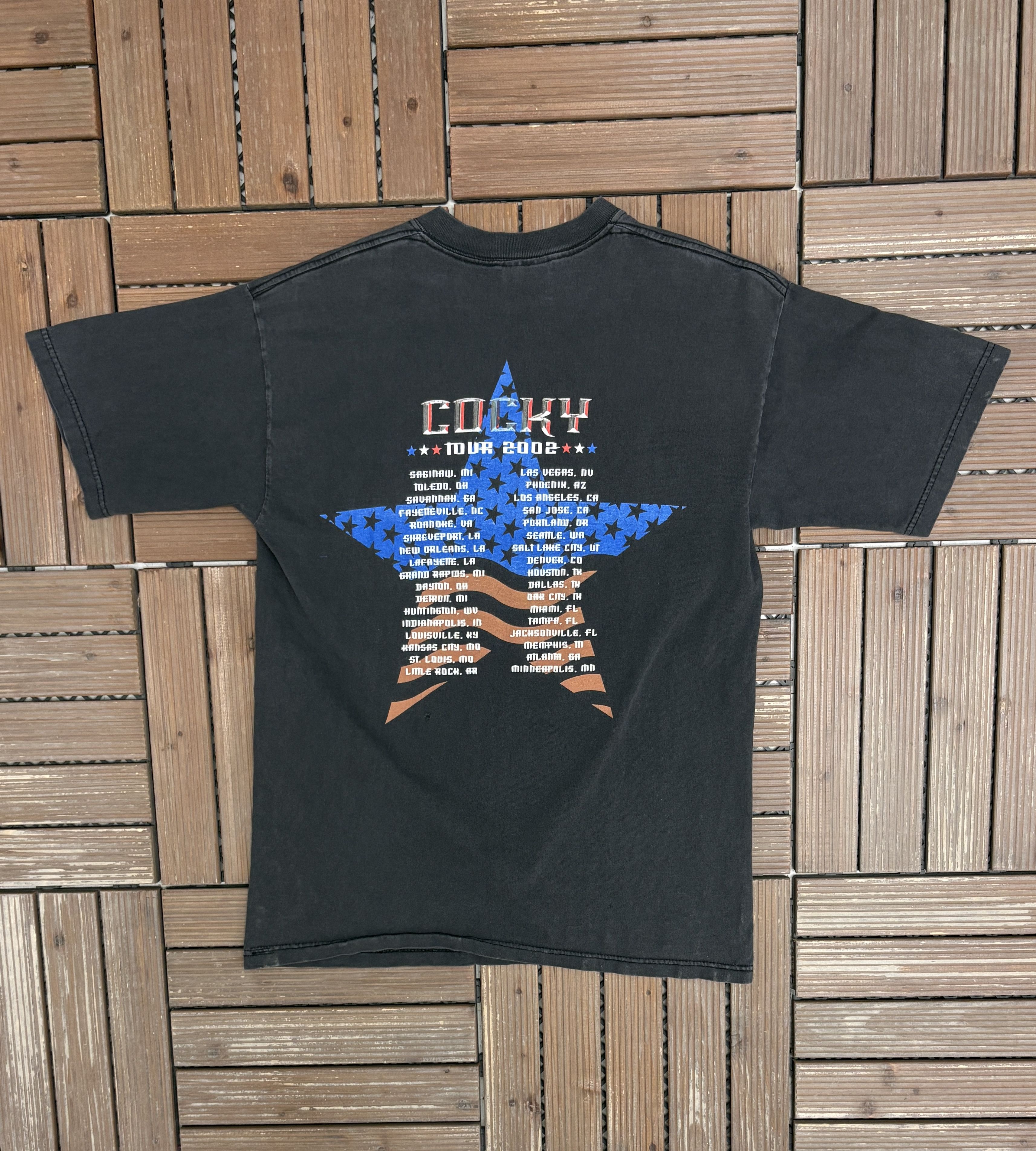 Vintage Kid Rock Cocky Tour 2002 Vintage T-Shirt Tee Size US M / EU 48-50 / 2 - 4 Thumbnail