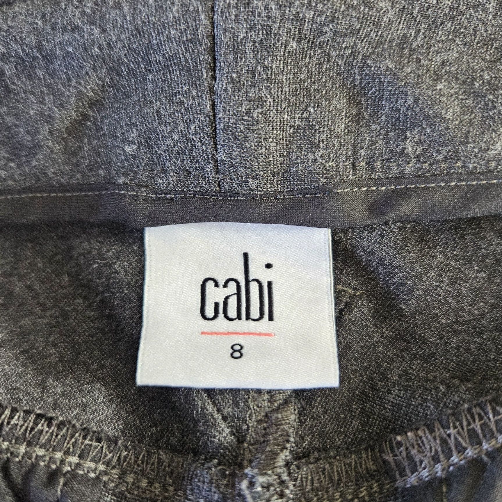 Vintage Cabi Womens Barrister Trouser Sz 8 Gray Ponte Knit Mid Rise Size 30" / US 8 / IT 44 - 7 Thumbnail
