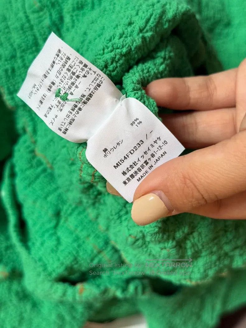 Issey Miyake Issey Miyake size:one size Cauliflower Print Blazer Green Size XXS / US 00 / IT 34 - 9 Thumbnail