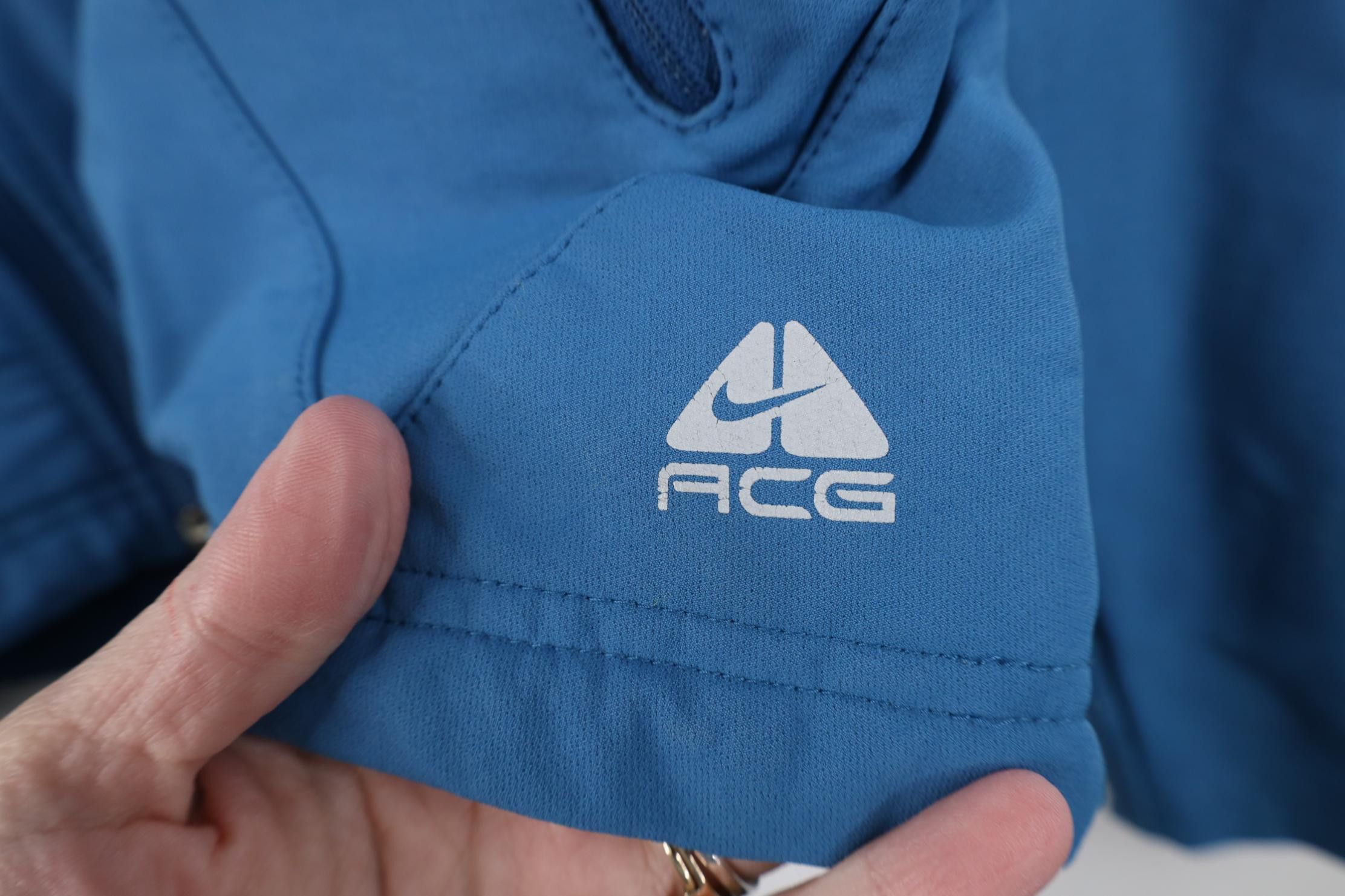 Nike Vintage Y2K Nike ACG Scott Mini Swoosh Softshell Jacket Blue Size S / US 4 / IT 40 - 4 Thumbnail