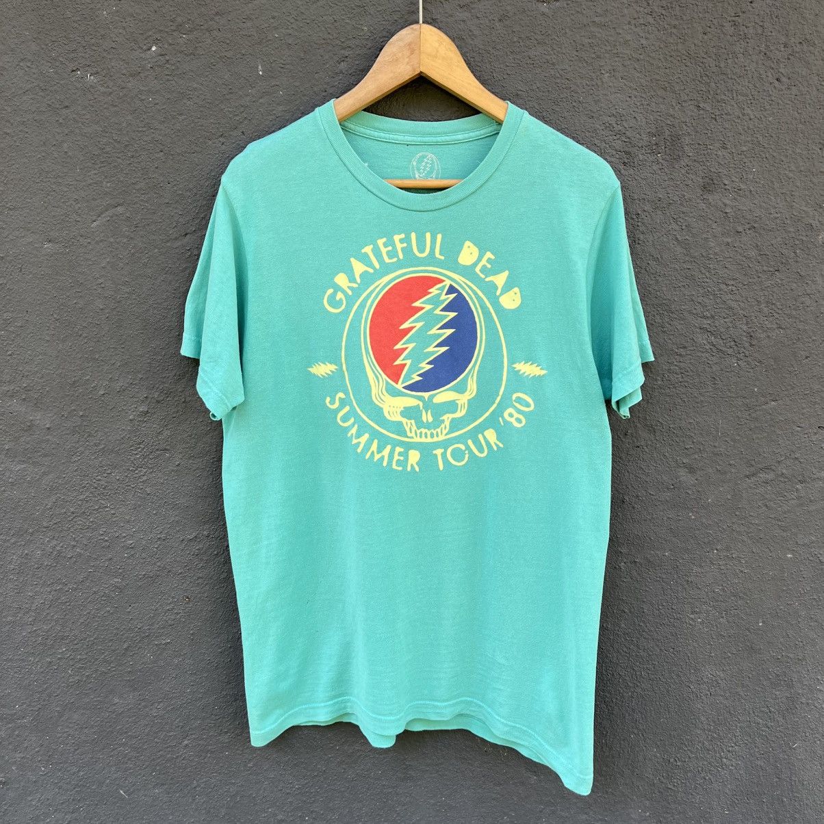Grateful Dead Thrashed Grateful Dead Summer Tour 80 Band Tee Size US L / EU 52-54 / 3 - 1 Thumbnail