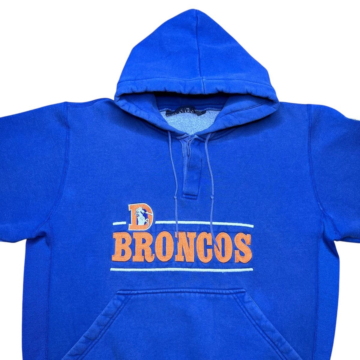 Starter 90s NFL Denver Broncos Starter Embroidered Spell Out Hoodie Size US M / EU 48-50 / 2 - 5 Thumbnail