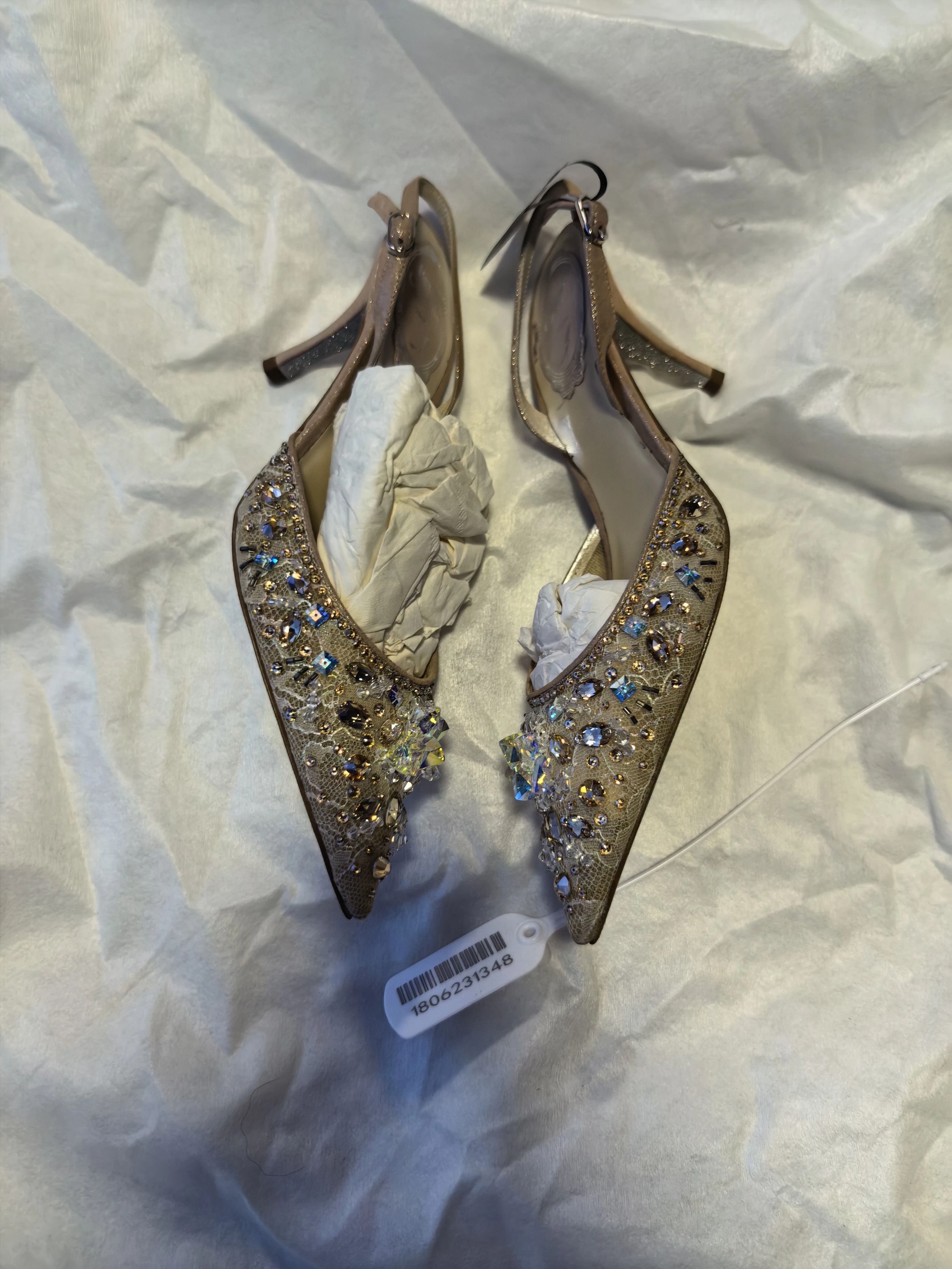 Rene Caovilla Rene Caovilla Crystal Rhinestone Heels EU36 Sparkly Size US 5.5 / IT 35.5 - 2 Thumbnail