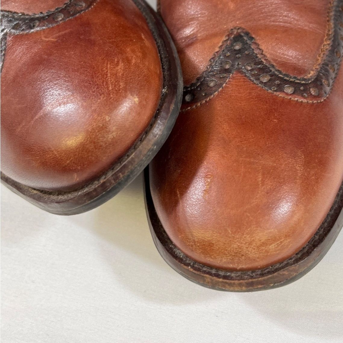 Cole Haan Cole Haan Men's Brown Leather Dress Shoes/Oxfords Sz 12M SKU Size US 12 / EU 45 - 10 Thumbnail
