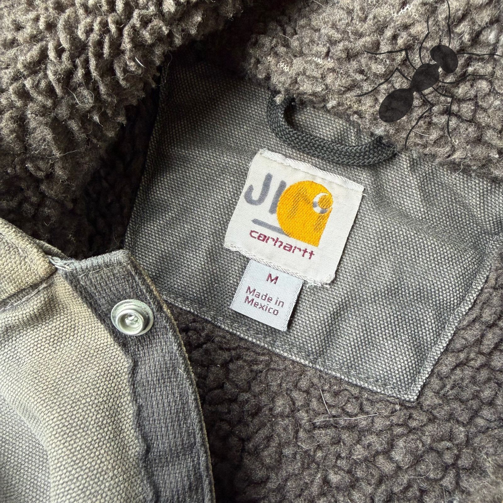 Carhartt × Vintage Carhartt J284 GVL gray button up work wear jacket Size US M / EU 48-50 / 2 - 9 Thumbnail
