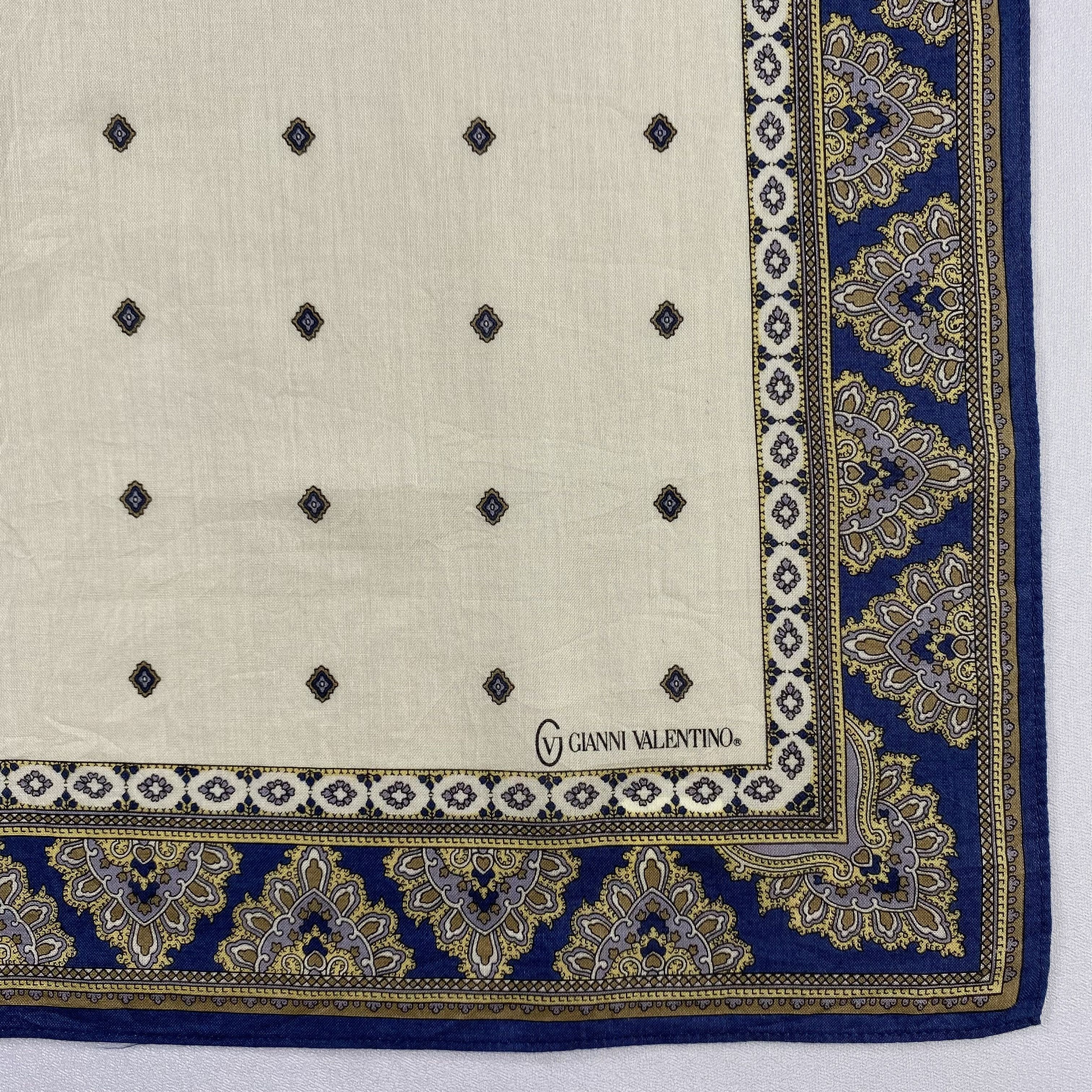 Japanese Brand × Vintage Gianni Valentino Handkerchief / Neckerchief / Bandana-P942 Size ONE SIZE - 4 Thumbnail