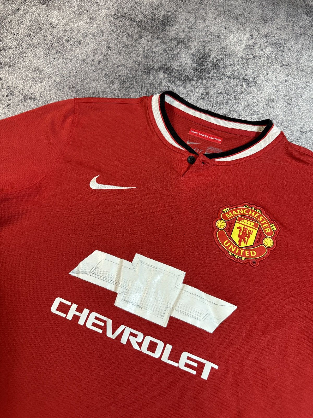 Nike Nike soccer jersey Manchester United Blokecore style rare S Size US M / EU 48-50 / 2 - 2 Thumbnail