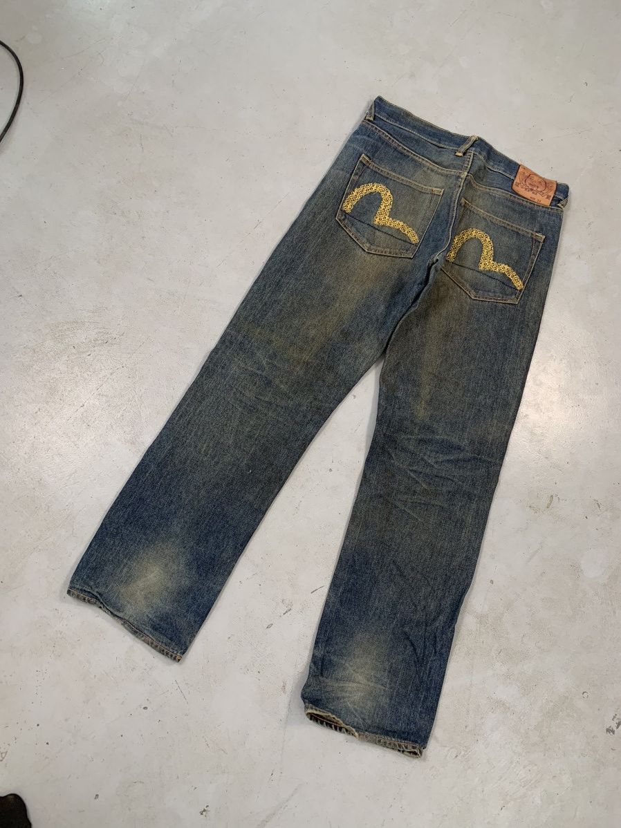 Japanese Brand Vintage Evisu inspired emboridered denim Size US 34 / EU 50 - 1 Thumbnail