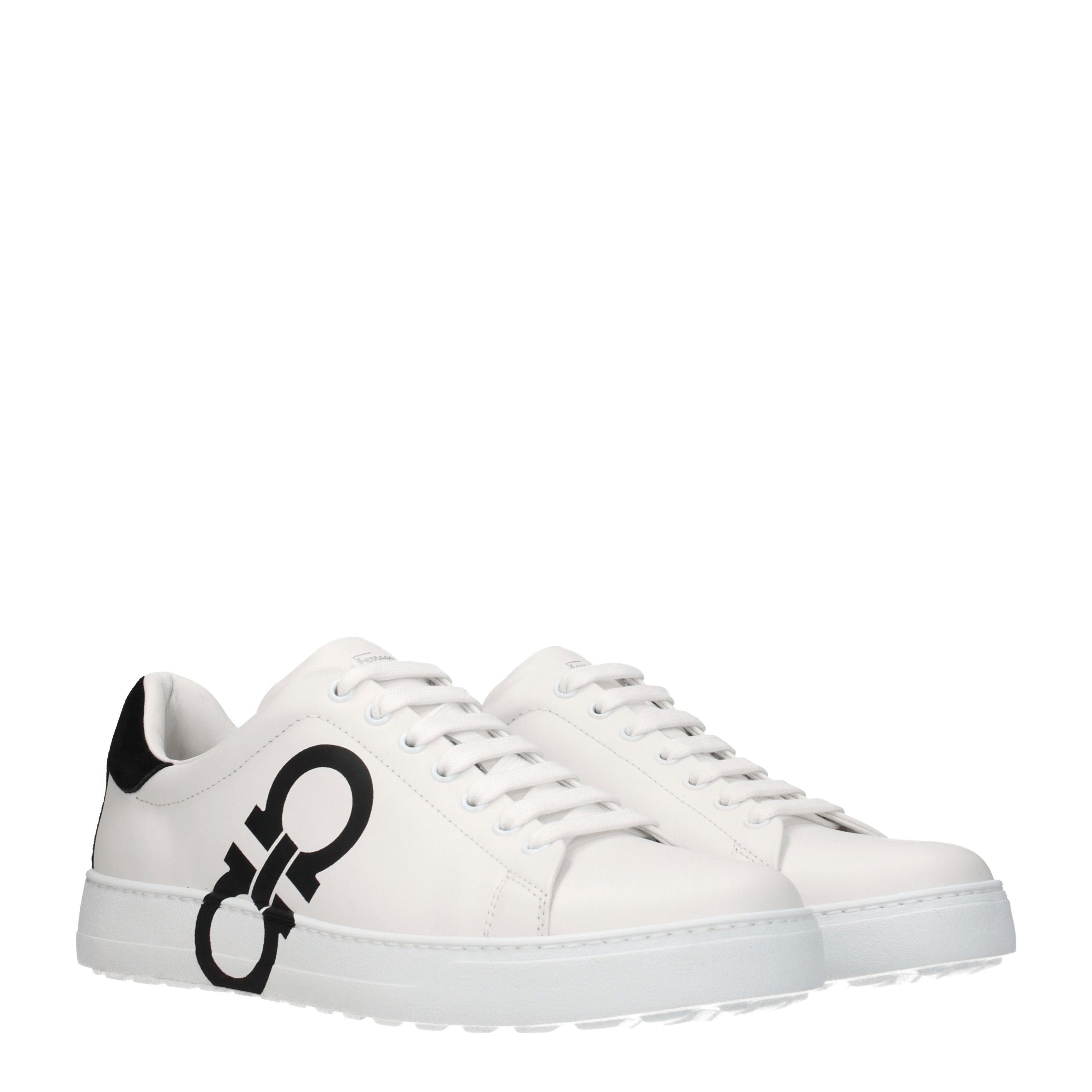 Salvatore Ferragamo Men's Sneakers in Leather Size US 10.5 / EU 43-44 - 1 Thumbnail
