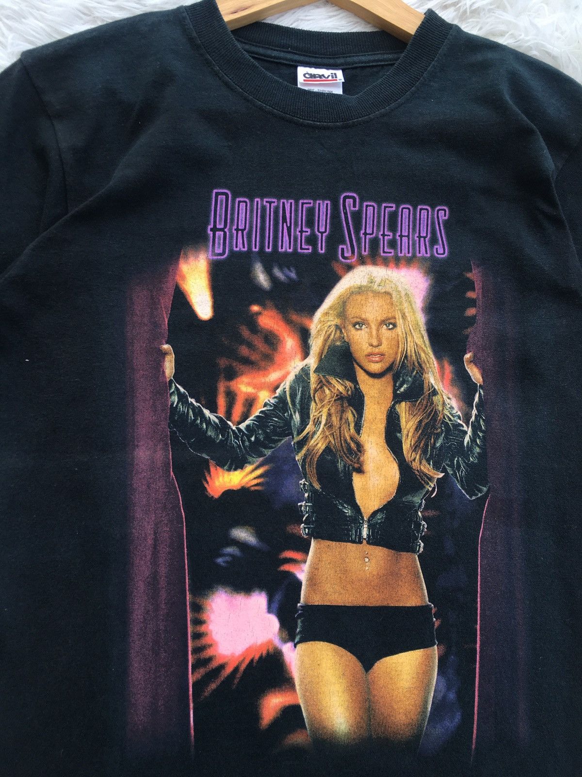 Anvil Rare Vintage Britney Spears Printed Tshirt Size S / US 4 / IT 40 - 6 Thumbnail