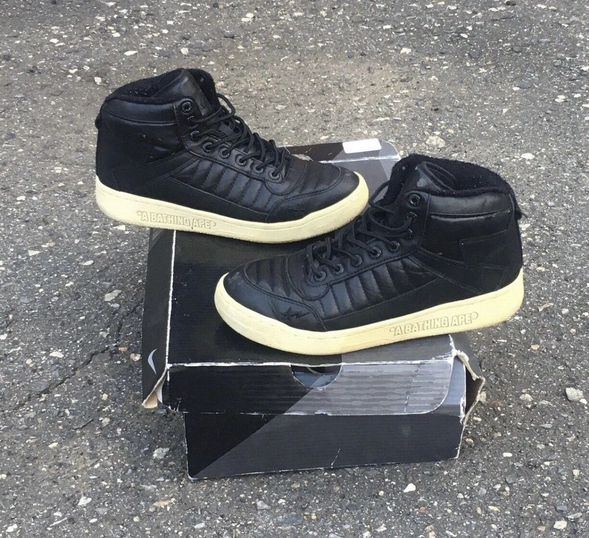 Bape Bape high top Bapestas Size US 5.5 / EU 38 - 1 Thumbnail