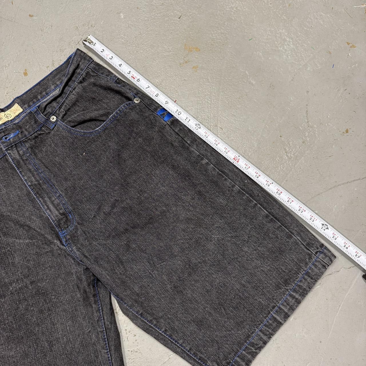 Other Noiz jeans Embroidered Blue Jean Shorts y2k Jorts Size 36 Size US 36 / EU 52 - 4 Thumbnail