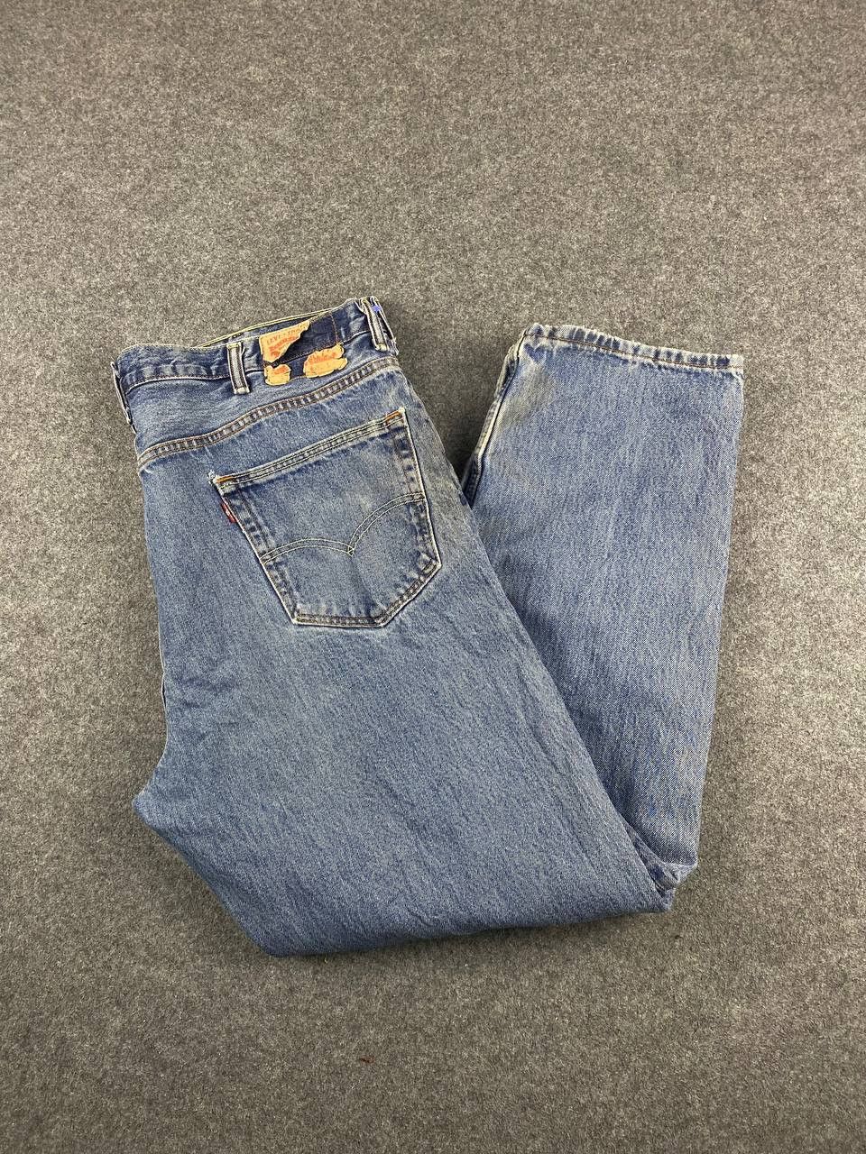 Levi's levis 550 relaxed fit baggy denim nice design Size US 43 - 2 Thumbnail