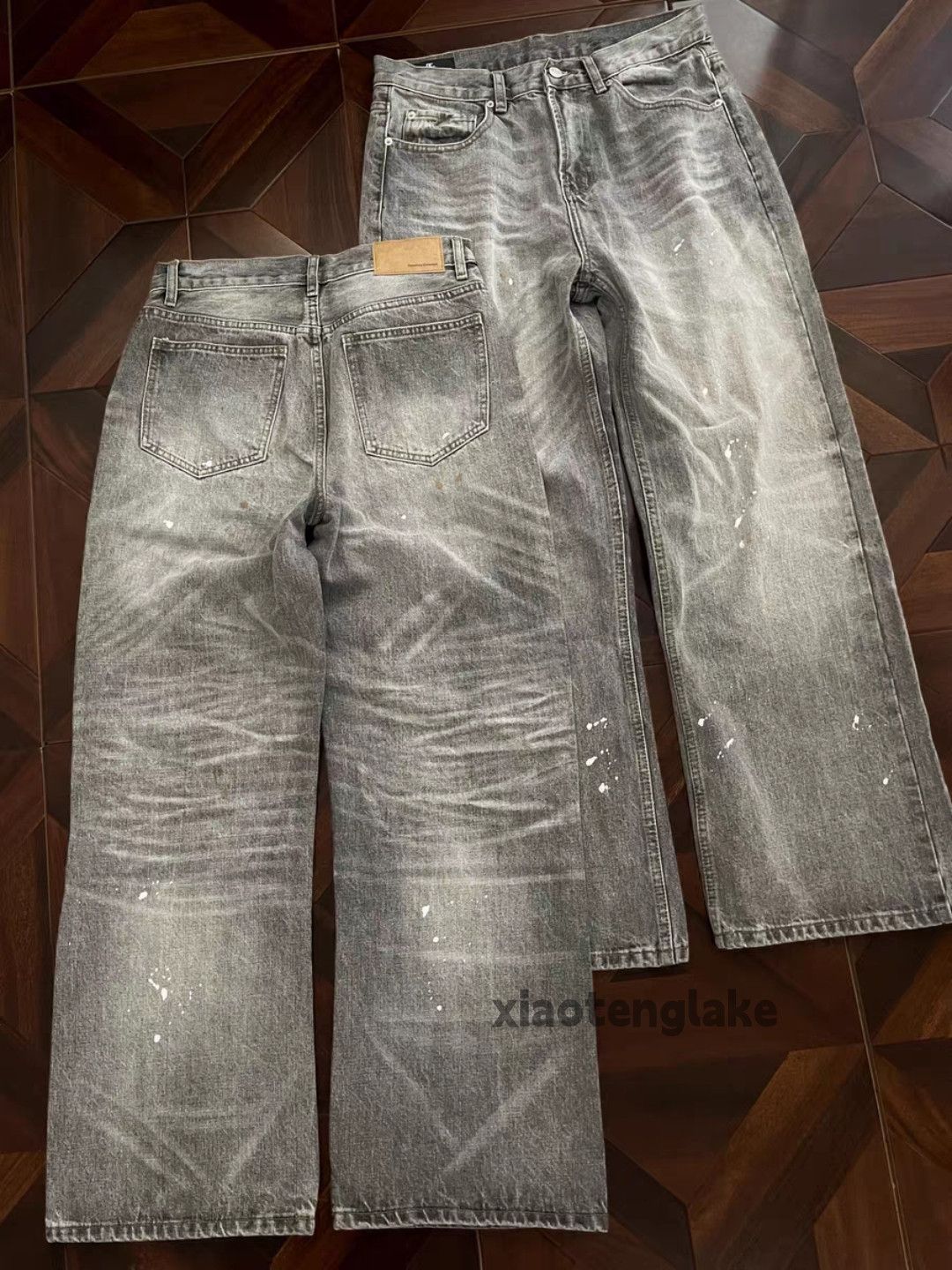 Vintage Custom washed faded cleanfit yuppie loose Stain jeans Size US 32 / EU 48 - 5 Thumbnail